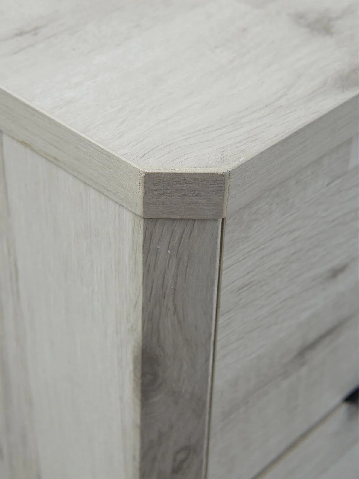 Harlem 2 Door 1 Drawer Wardrobe Grey Oak Effect Stylish Bedroom Storage - Image 5