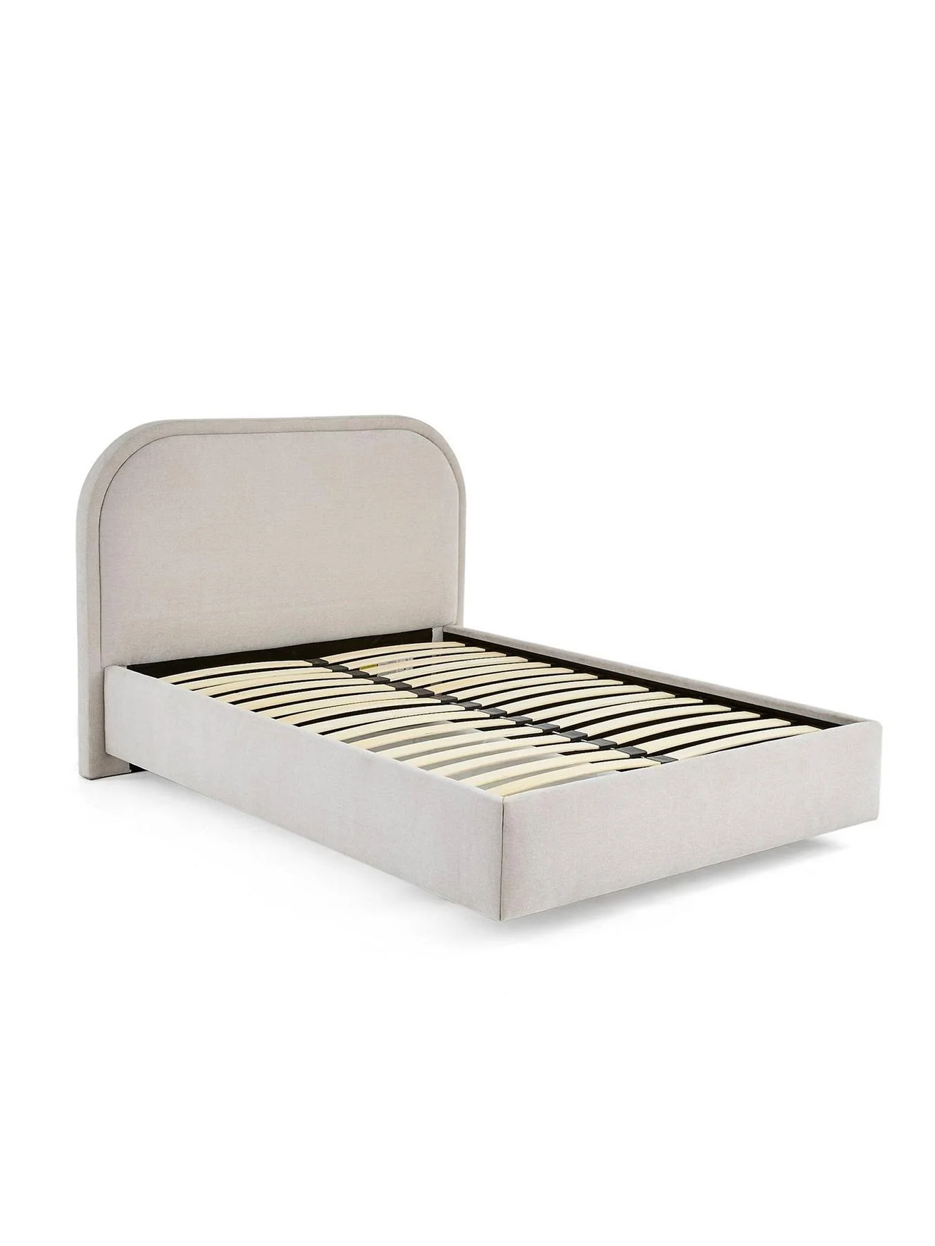Harmony Double Bed Frame Natural Bedroom Furniture UK - Image 3