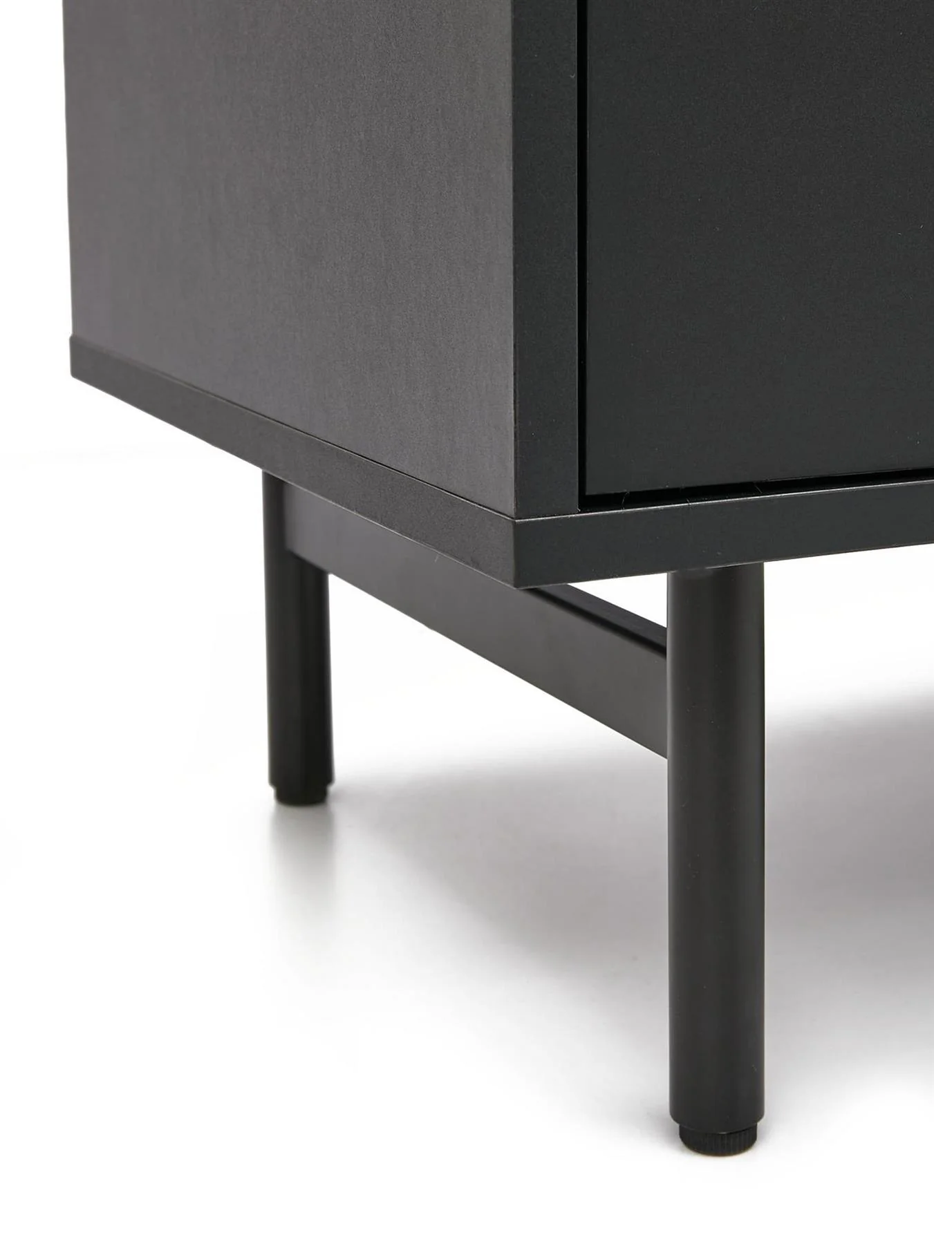 Hava TV Unit Black Fits Up To 65 Inch TV Media Stand Storage Cabinet - Image 6