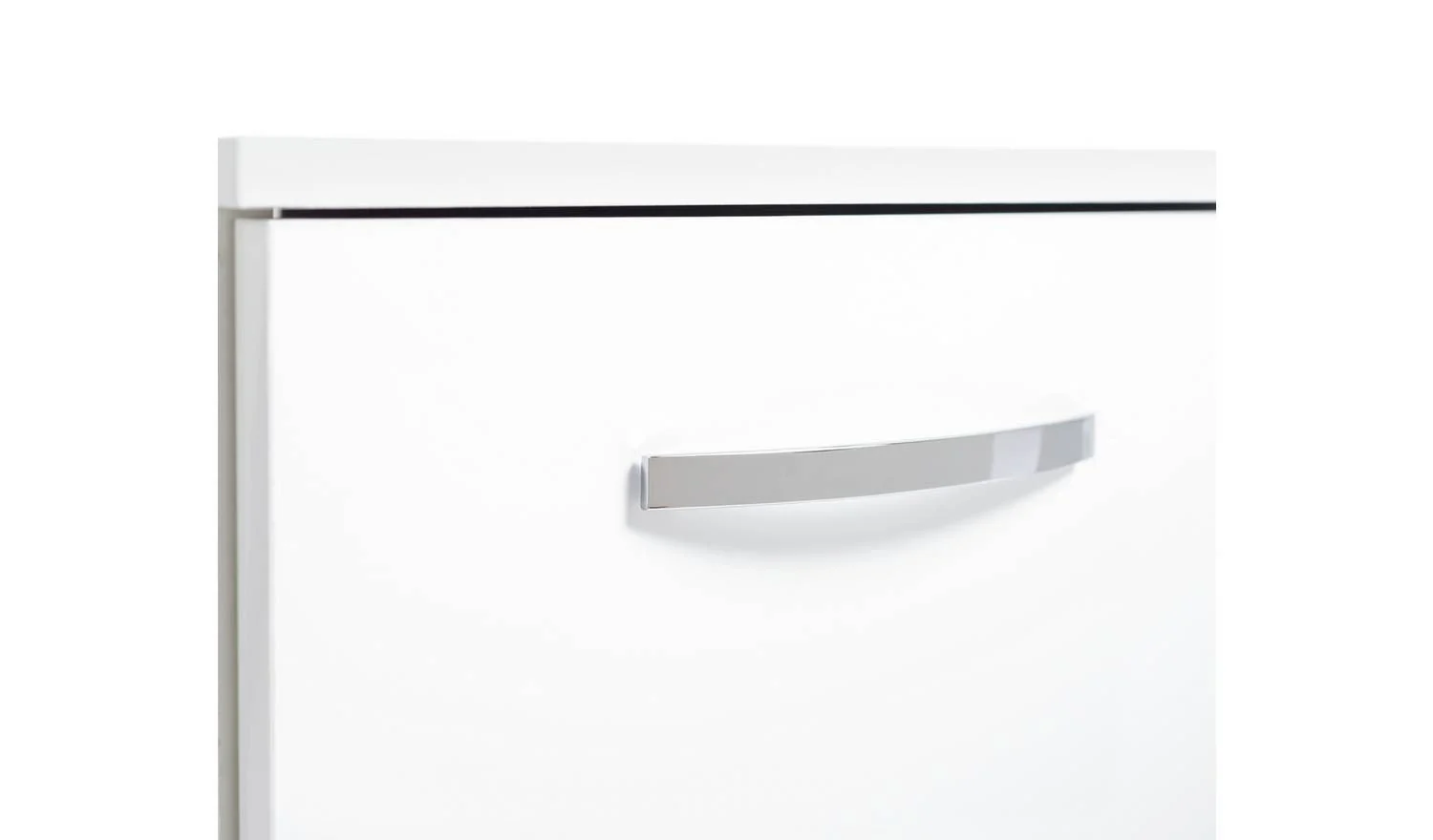 Hayward 2 Door 3 Drawer Sideboard White Gloss Storage Cabinet Furniture - Image 8