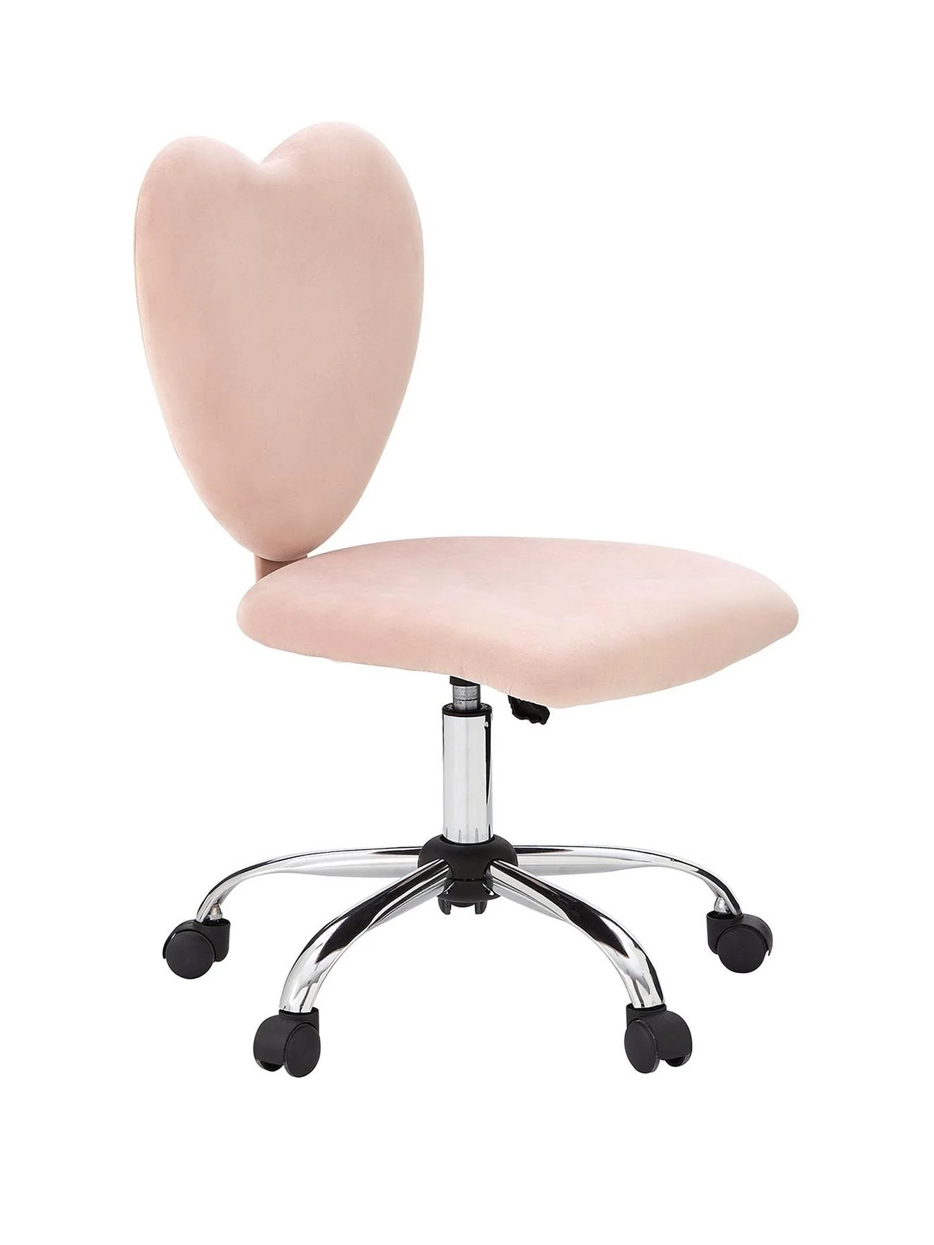 Heart Office Chair Pink Glam Home Office Furniture Comfort - Image 3