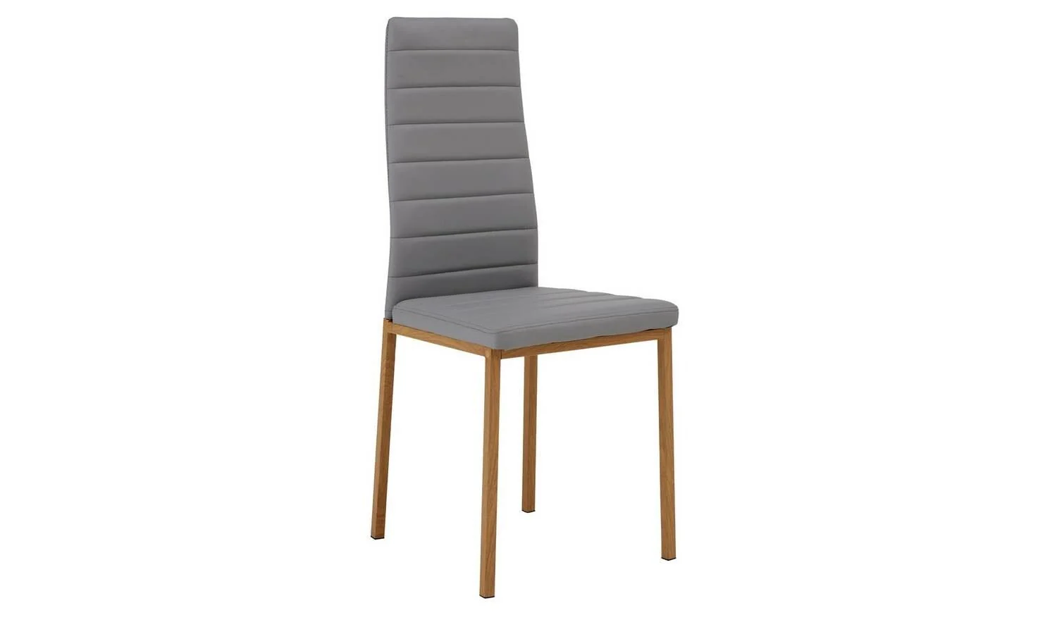 Helena Glass Dining Table & 4 Grey Chairs Contemporary Design Dining - Image 5
