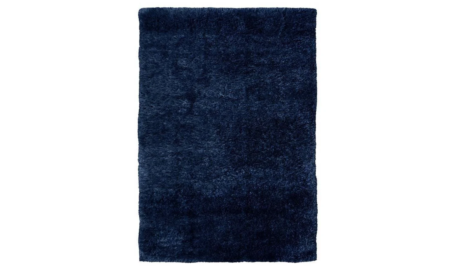 Homemaker Supersoft Plain Navy Shaggy Rug 80x150cm Living Room Floor