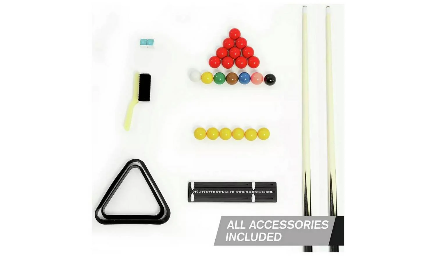 Hy-Pro 6ft Folding Snooker and Pool Table Oak Indoor Games Sports Fun - Image 8