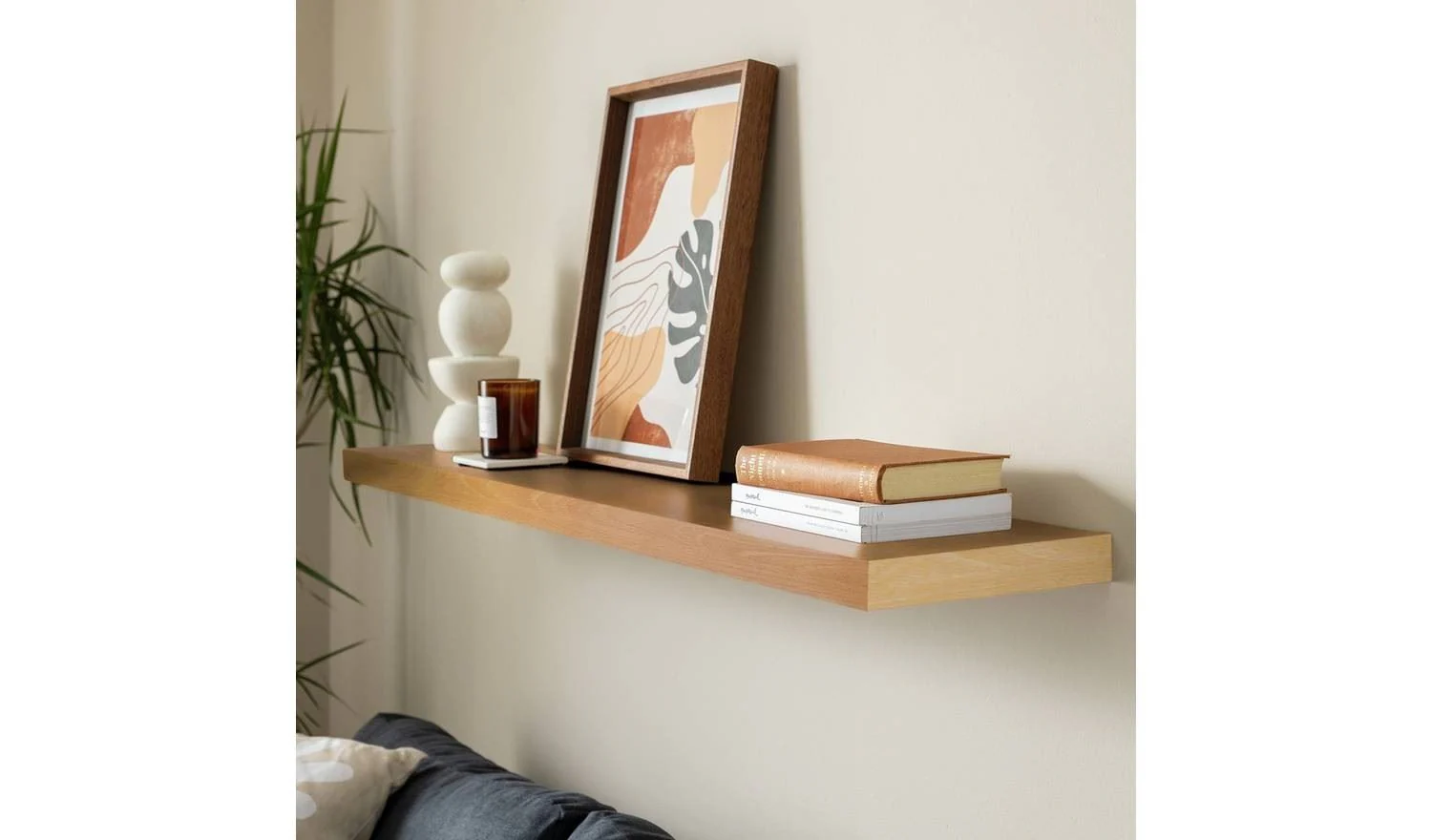 Jak 120cm Floating Shelf - Oak Effect - Image 7