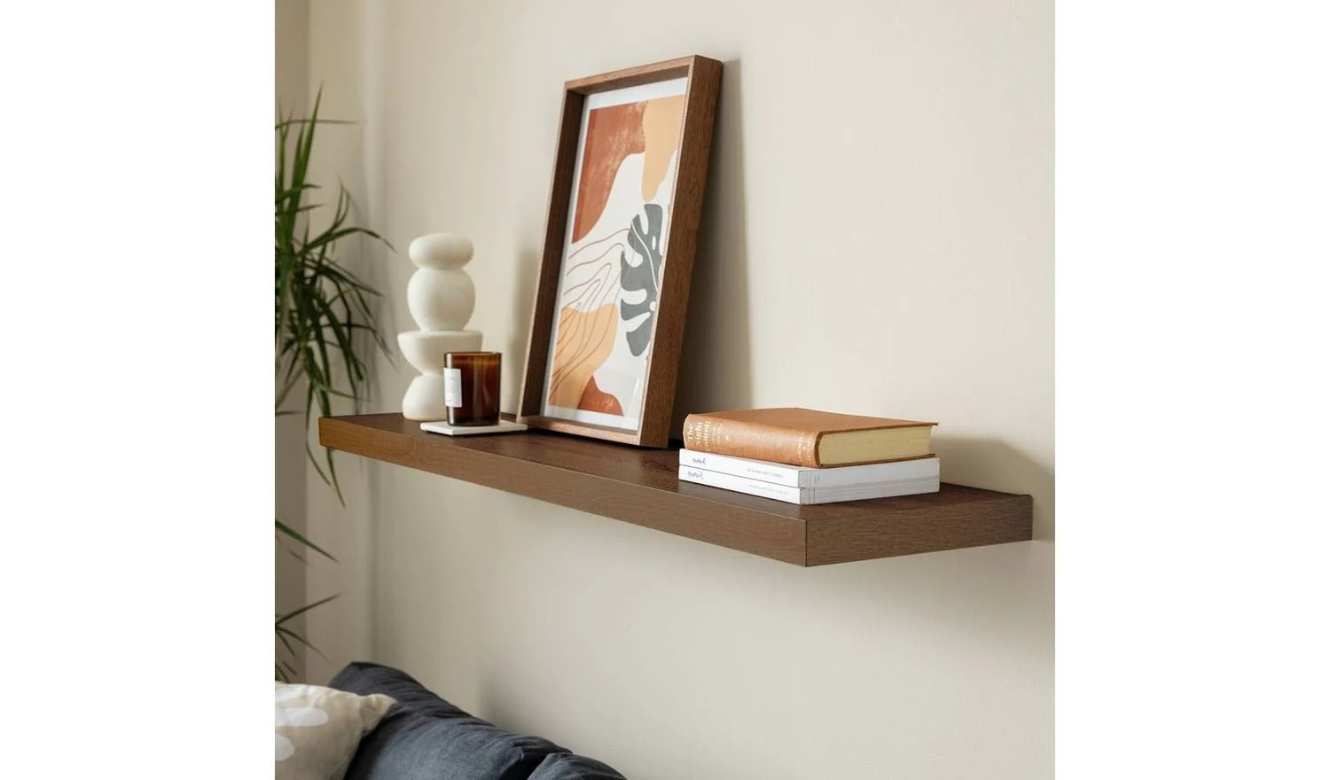 Jak 120cm Floating Shelf - Walnut - Image 3
