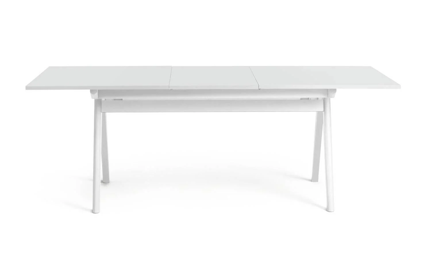 Jerry Extending 4-6 Seater Dining Table White Elegant and Functional - Image 3