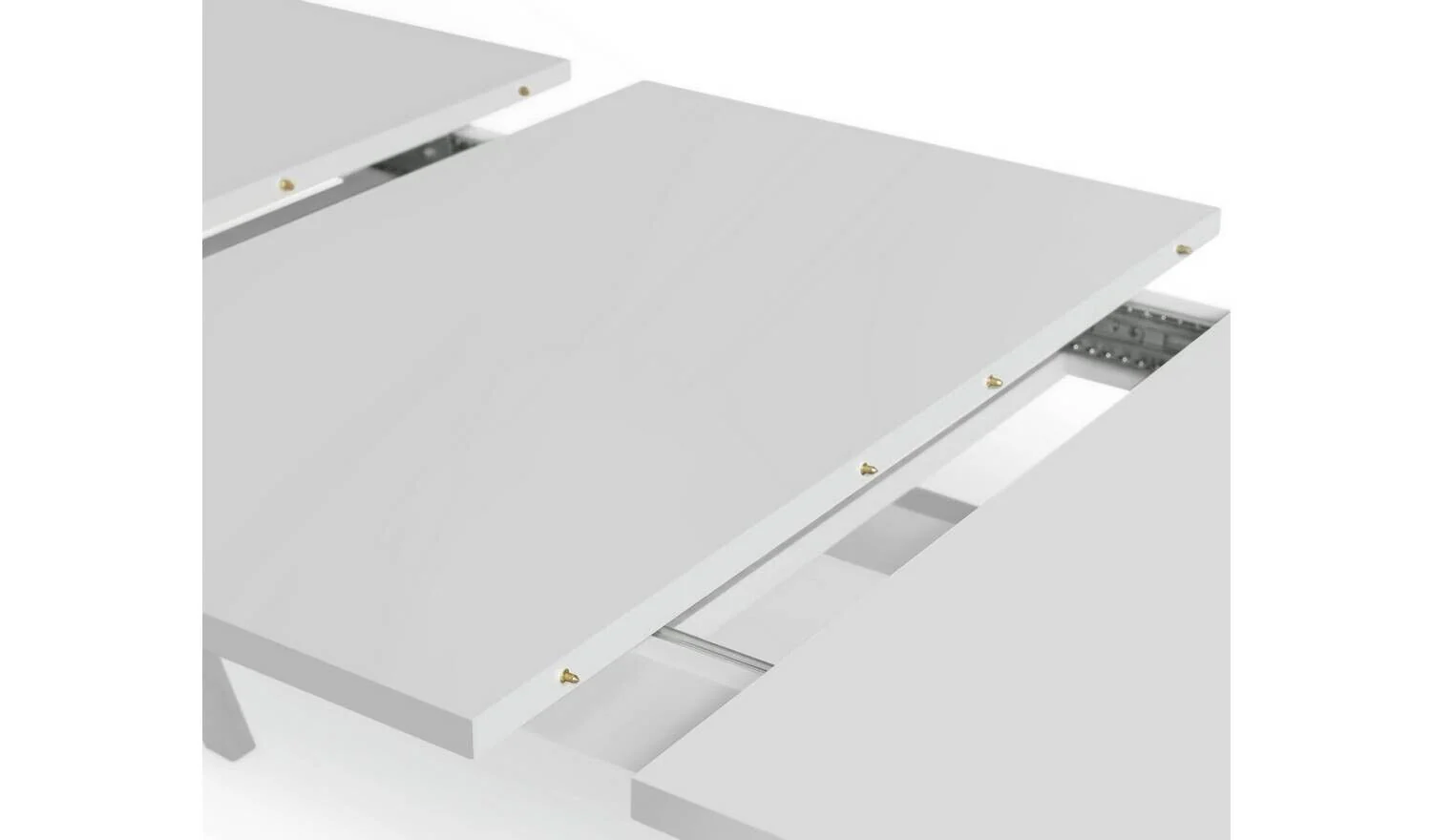 Jerry Extending 4-6 Seater Dining Table White Elegant and Functional - Image 5