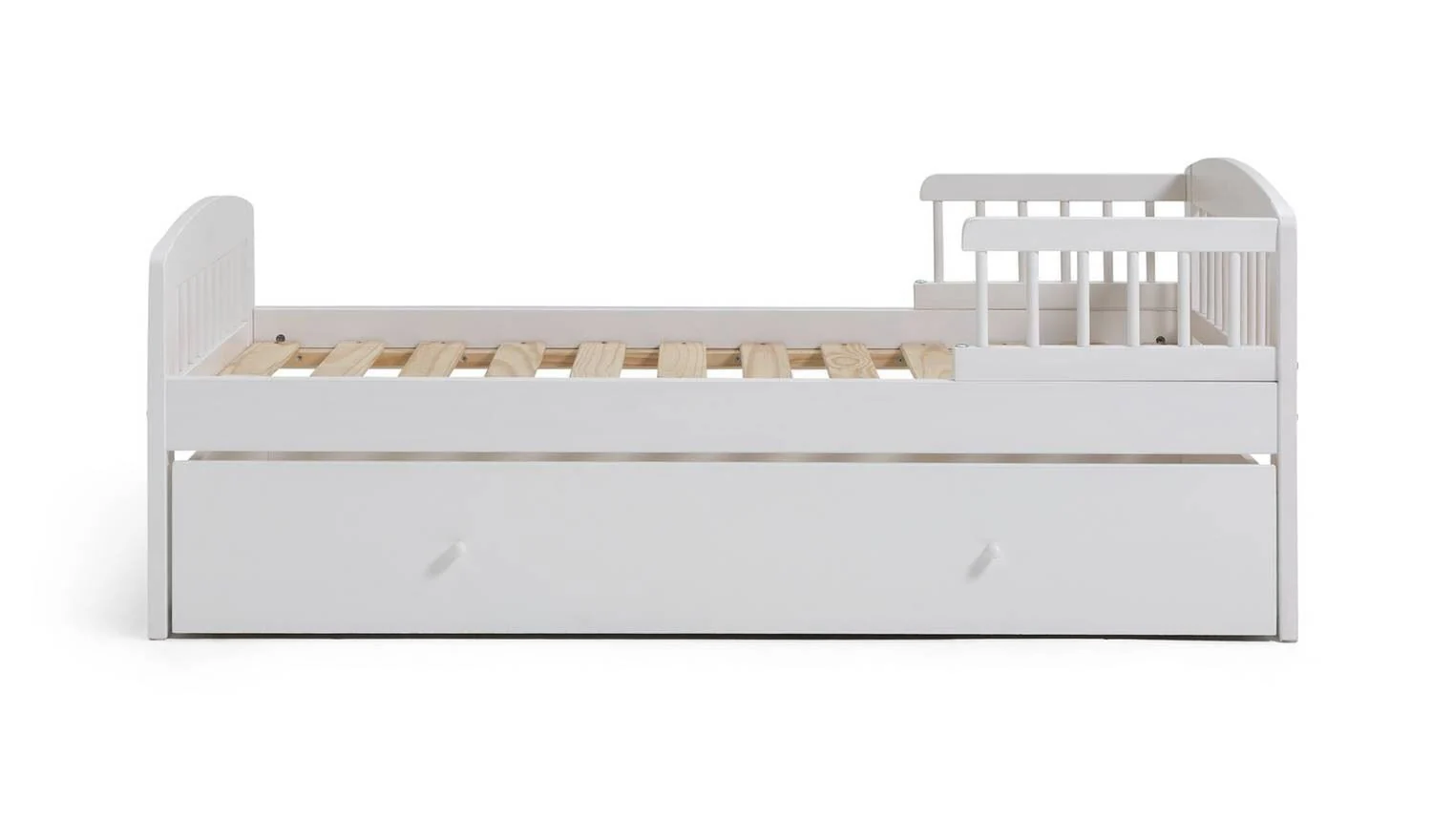 Jesse Toddler Bed With Drawer - White - Image 3