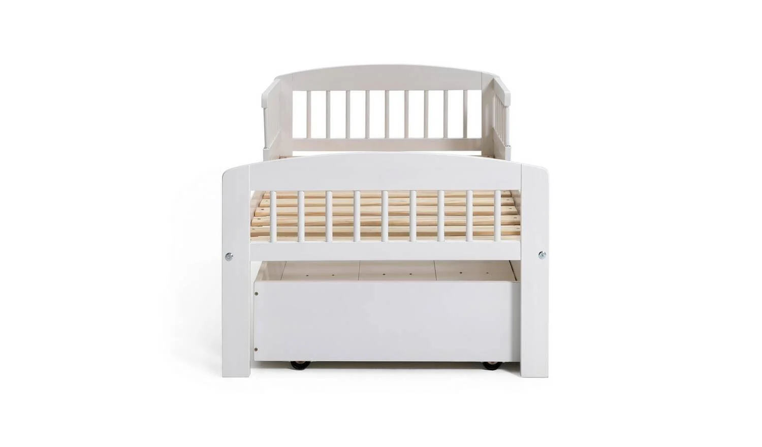 Jesse Toddler Bed With Drawer - White - Image 4