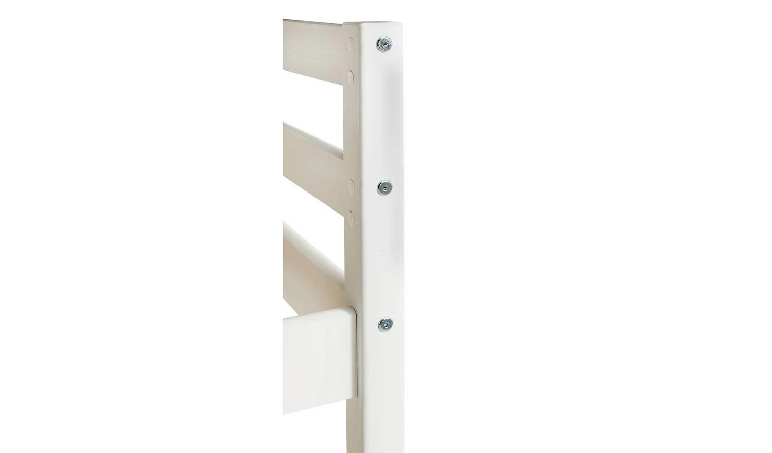 Kaycie Mid Sleeper Shorty Bed Frame White Bedroom Furniture for Kids - Image 8
