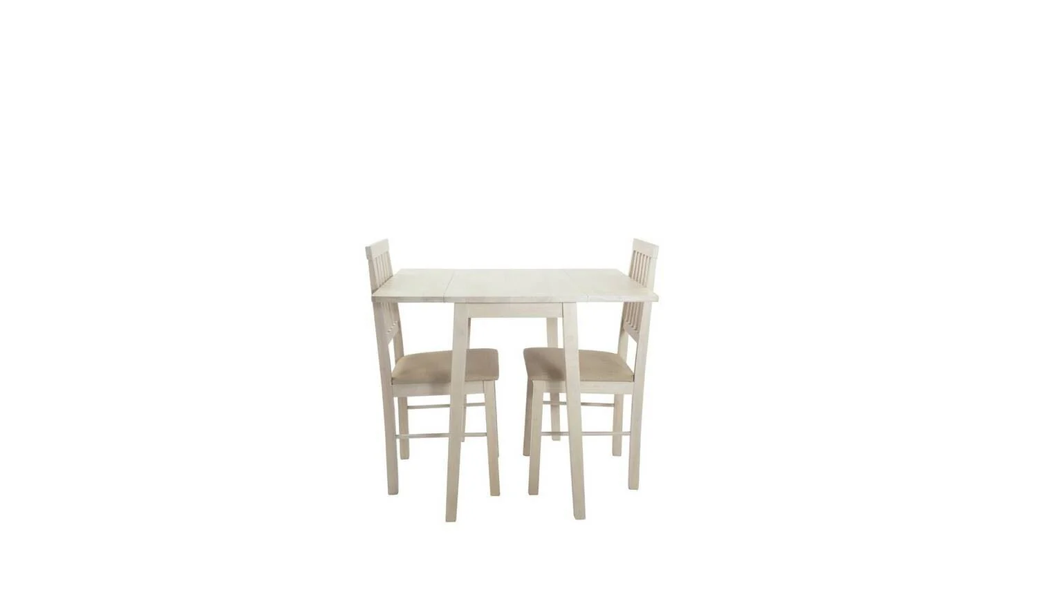 Kendal Solid Wood Extending Table & 2 Chairs (Square) Kitchen Set - Image 3