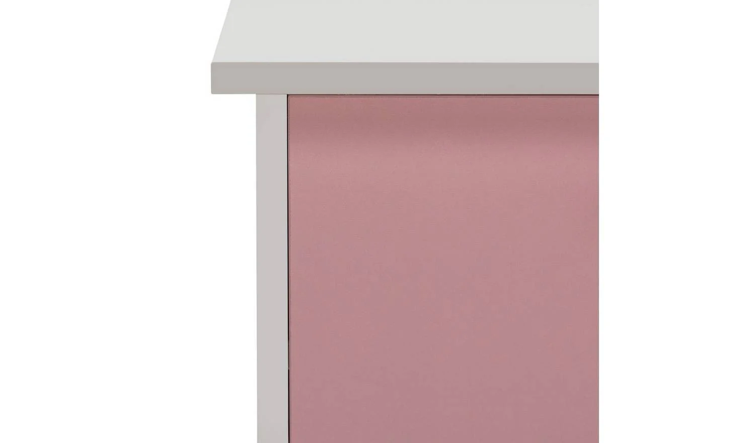 Kids Malibu 3 Drawers Desk Pink & White Childrens Bedroom Furniture Study - Image 7