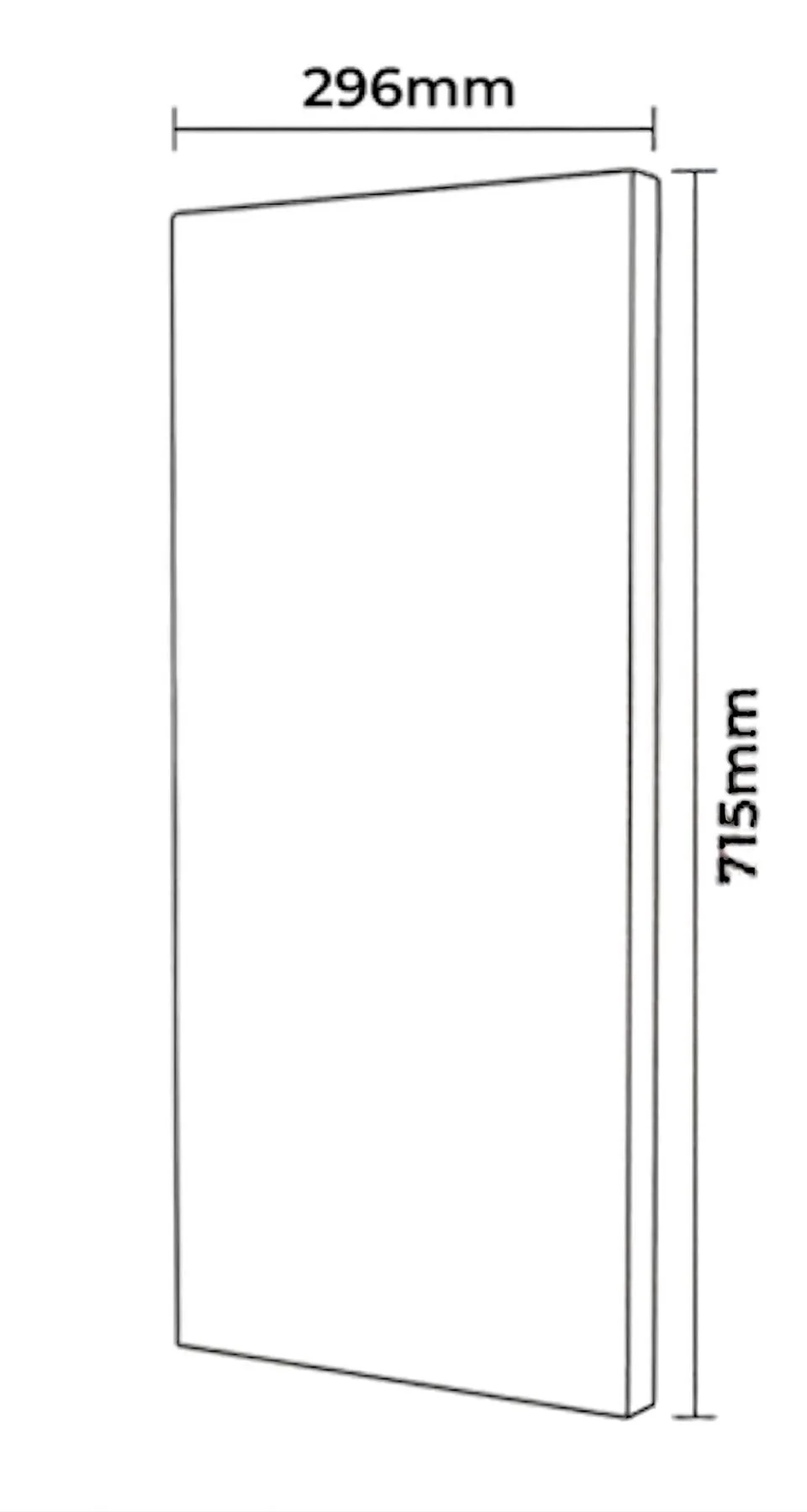 Kitchen Cabinet Doors 300mm Fir Green 18mm Luxury Replacement Outlet Cheap Fronts - Image 3