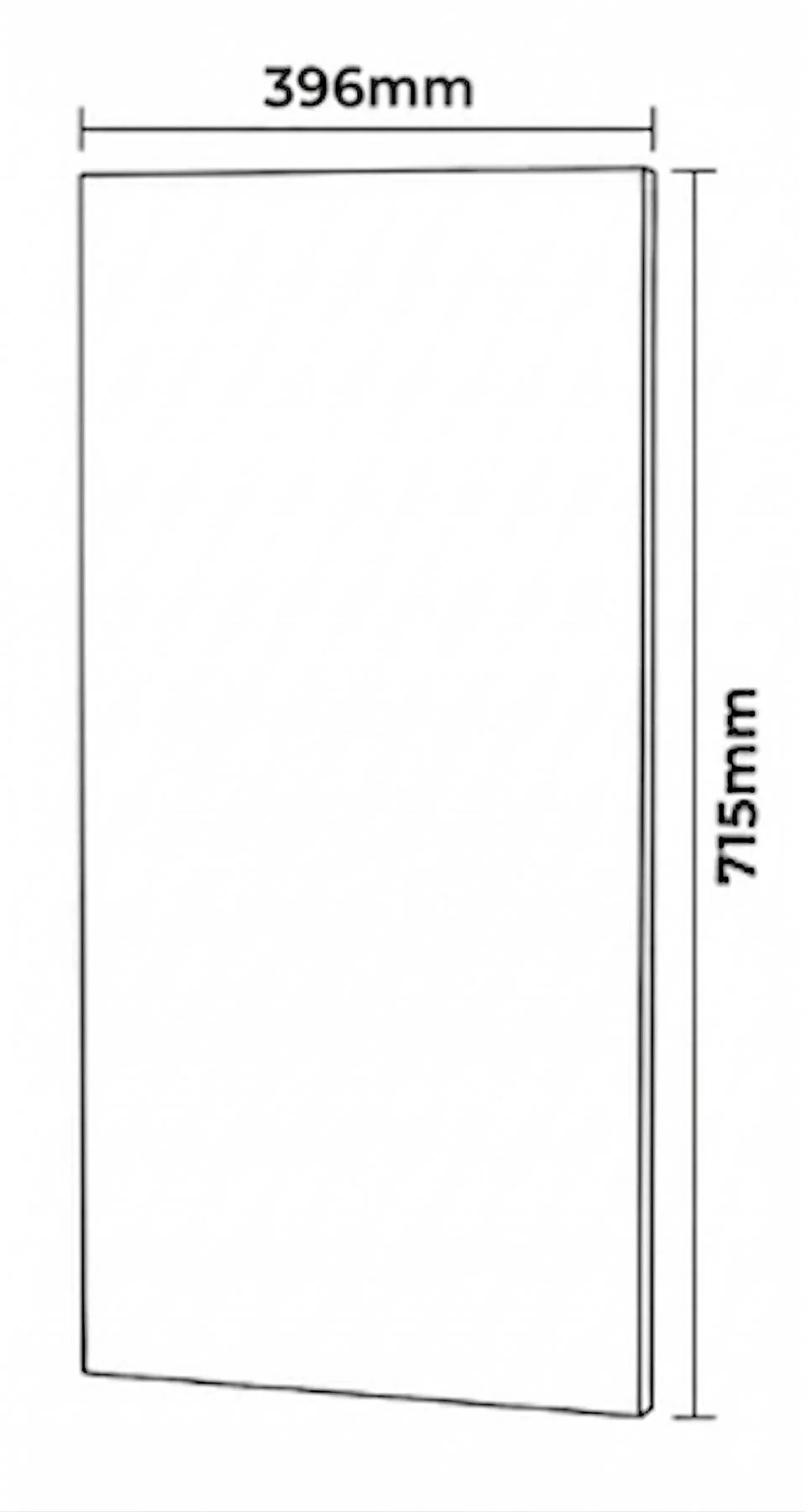 Kitchen Cabinet Doors 400mm Anthracite 18mm Luxury Replacement Outlet Cheap Fronts - Image 3