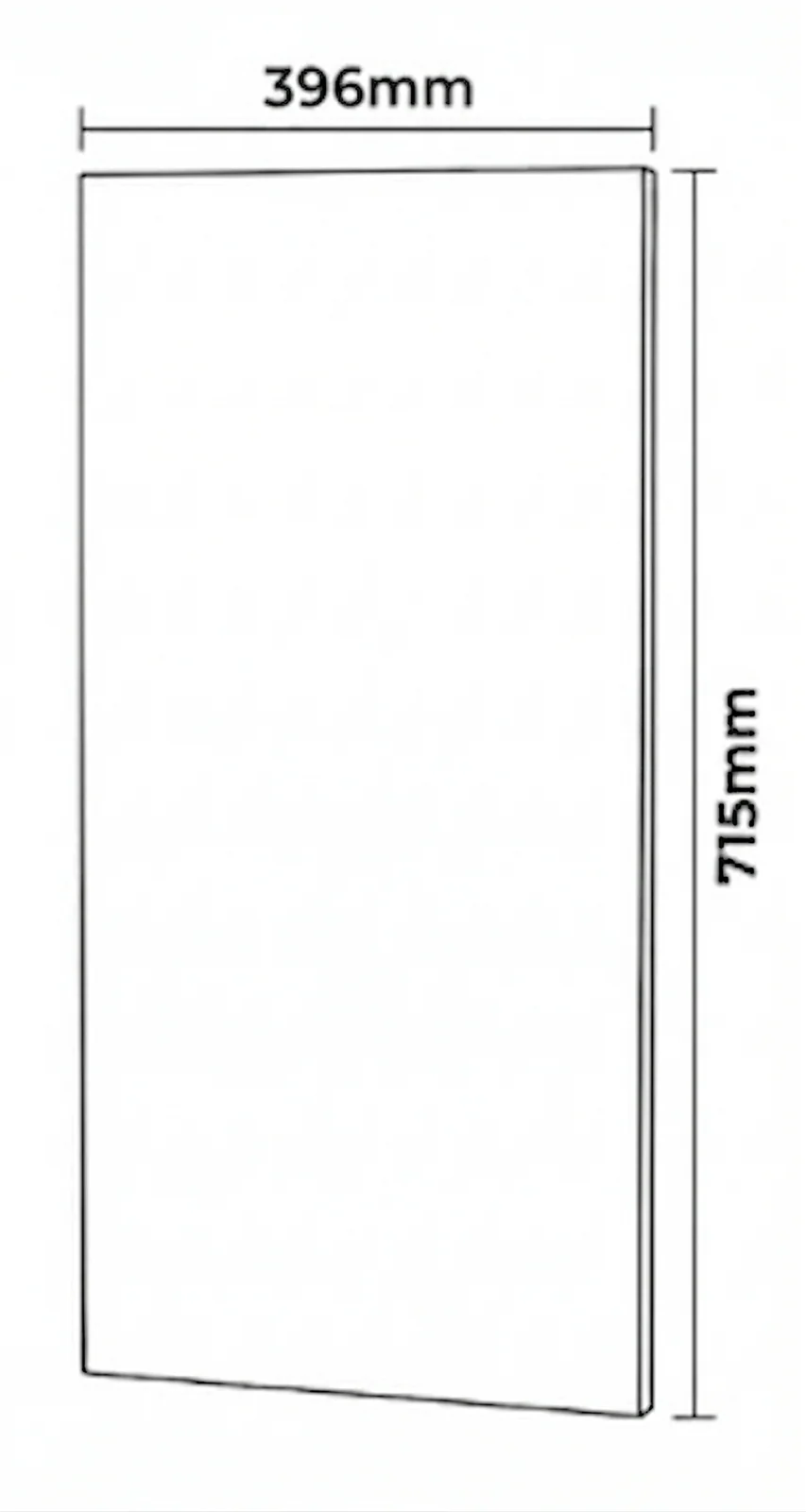 Kitchen Cabinet Doors 400mm Light Grey 18mm Luxury Replacement Cheap Fronts - Image 3
