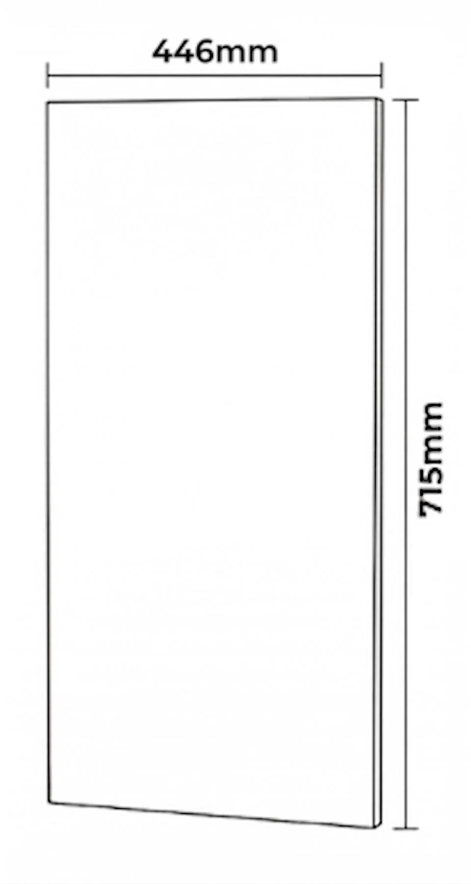 Kitchen Cabinet Doors 450mm Cashmere 18mm Luxury Replacement Outlet Cheap Fronts - Image 3