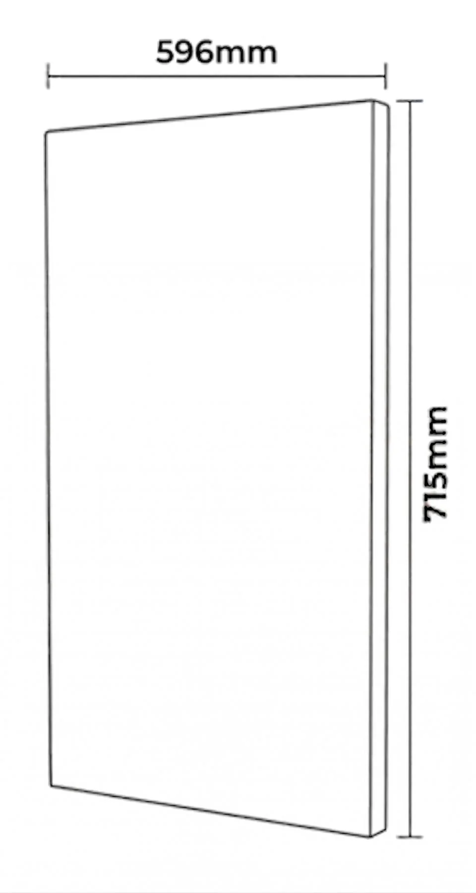 Kitchen Cabinet Doors 600mm Anthracite 18mm Luxury Replacement Outlet Cheap Fronts - Image 3