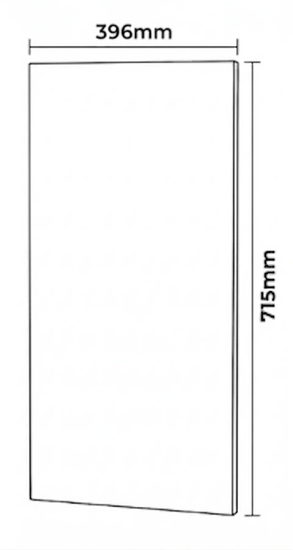 Kitchen Cabinet Doors Gloss 400mm Dust Grey 18mm Luxury Replacement Outlet Cheap Fronts - Image 3