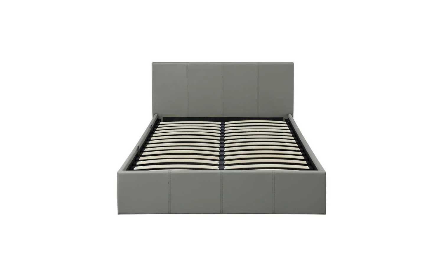 Lavendon Double Side Open Ottoman Bed Frame Grey Modern Storage Solution - Image 6