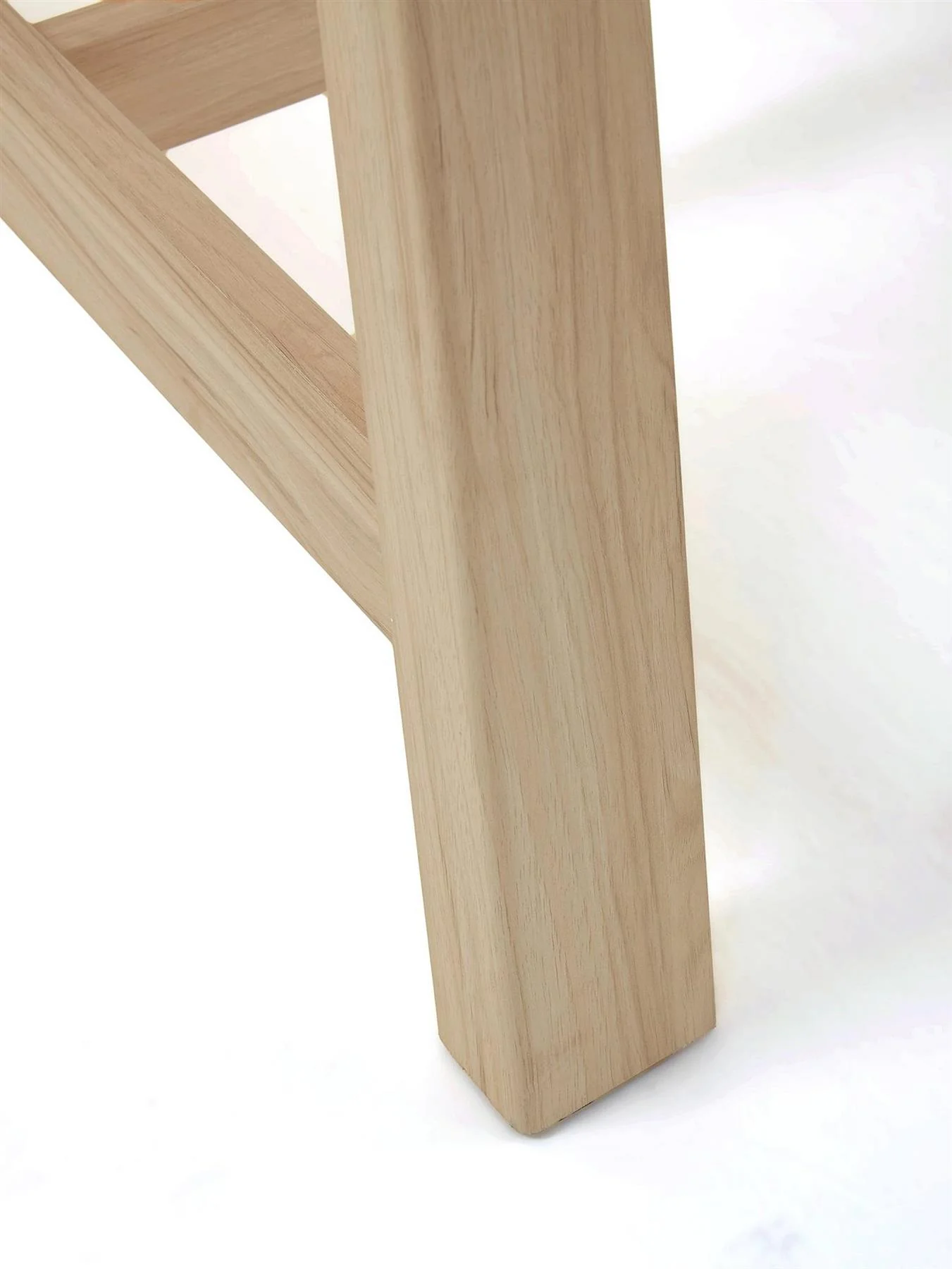 Lindley 185 cm Dining Table Oak For Family Diner Easy Assembly UK - Image 6