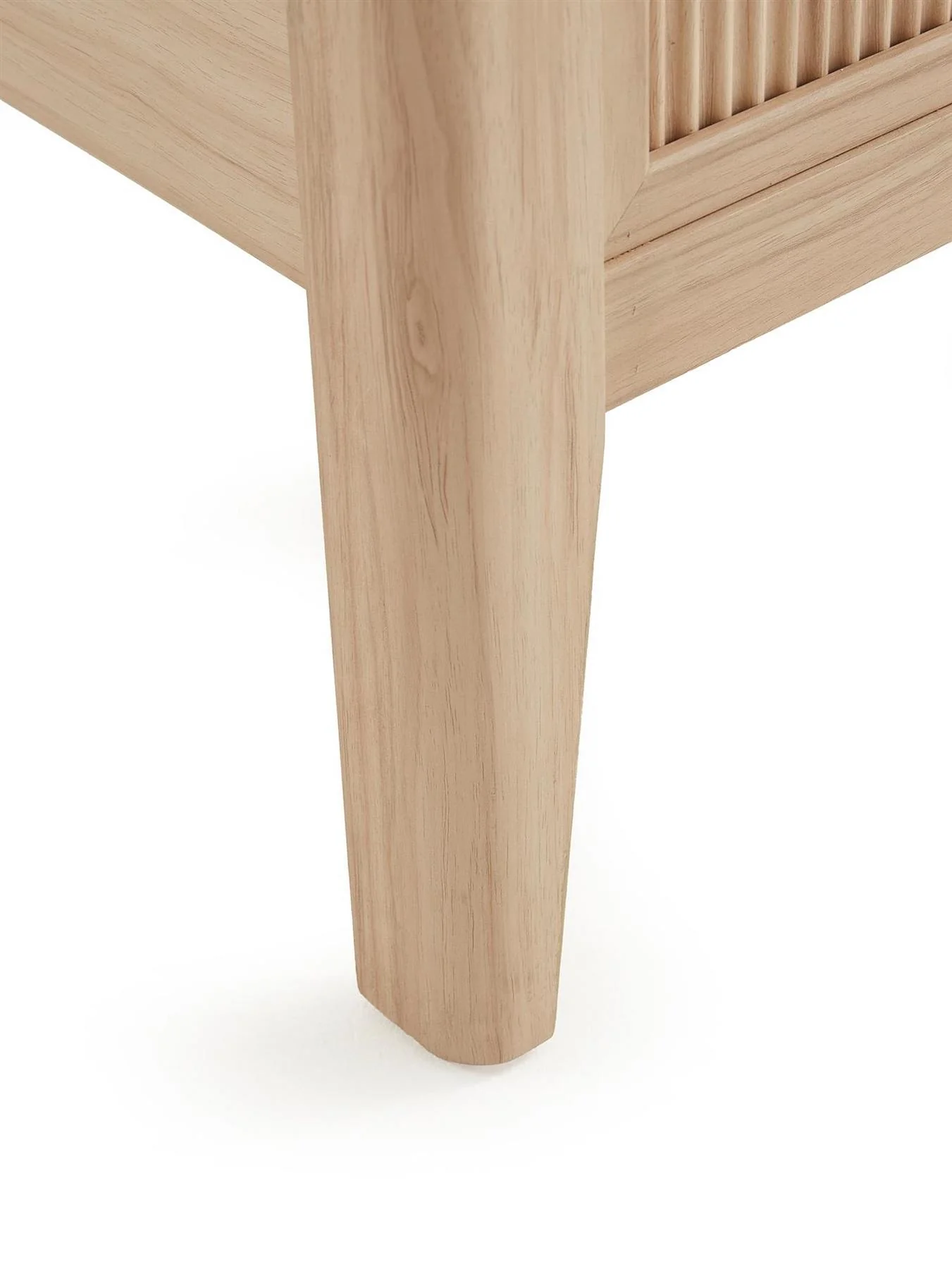 Lindley King Bed Oak Wooden Platform Bed Frame Modern UK - Image 5