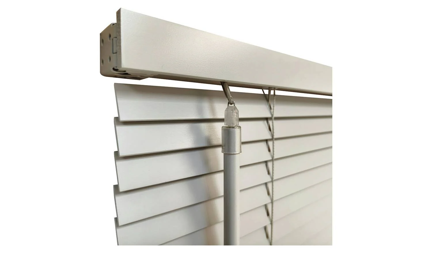 Little Black Book 25mm Venetian Blind Grey 90x160cm Room Darkener - Image 3
