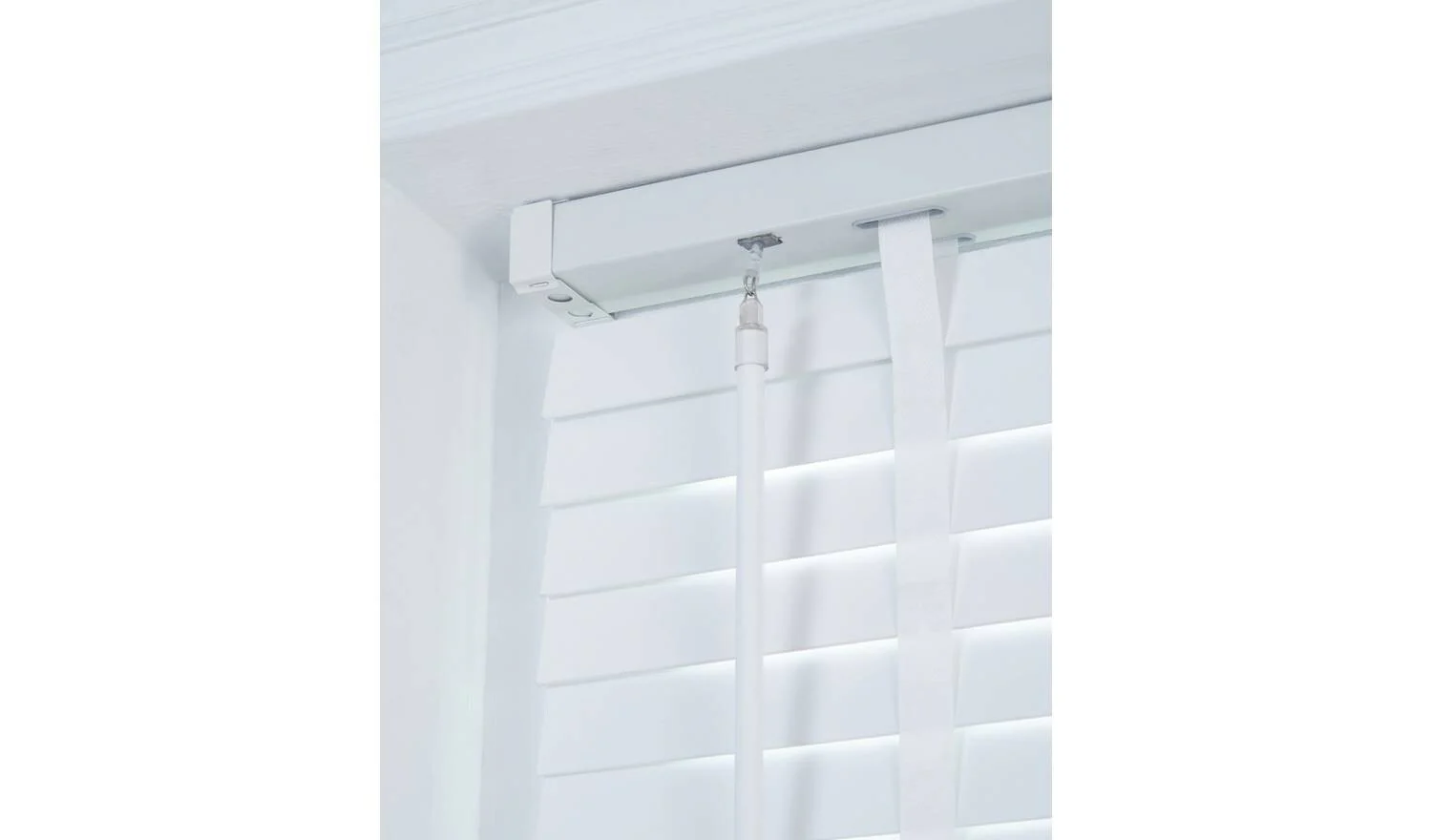 Little Black Book 50mm Venetian Blind 70x130cm White Window Treatment - Image 2