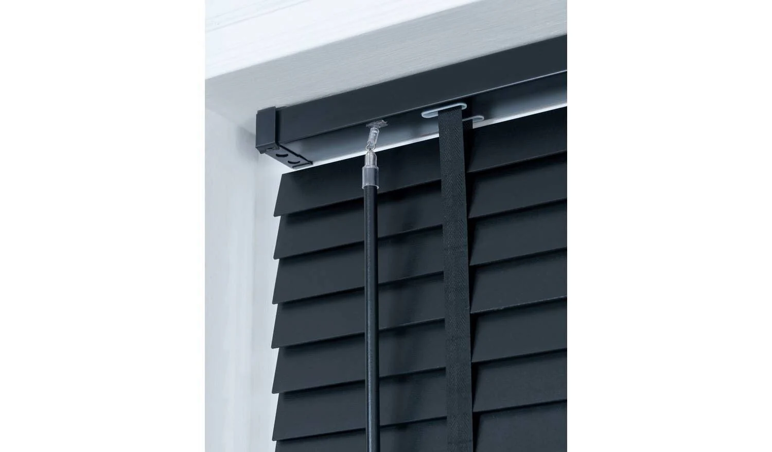 Little Black Book 50mm Venetian Blind - Black - 160x160cm - Image 2