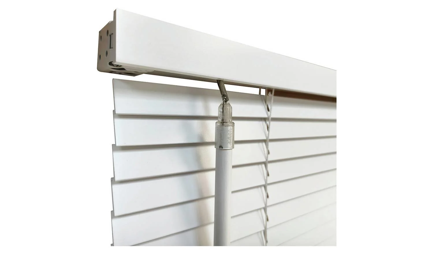 Little Black Book Basswood White 25mm Venetian Blind 150x160cm Light Filter - Image 3