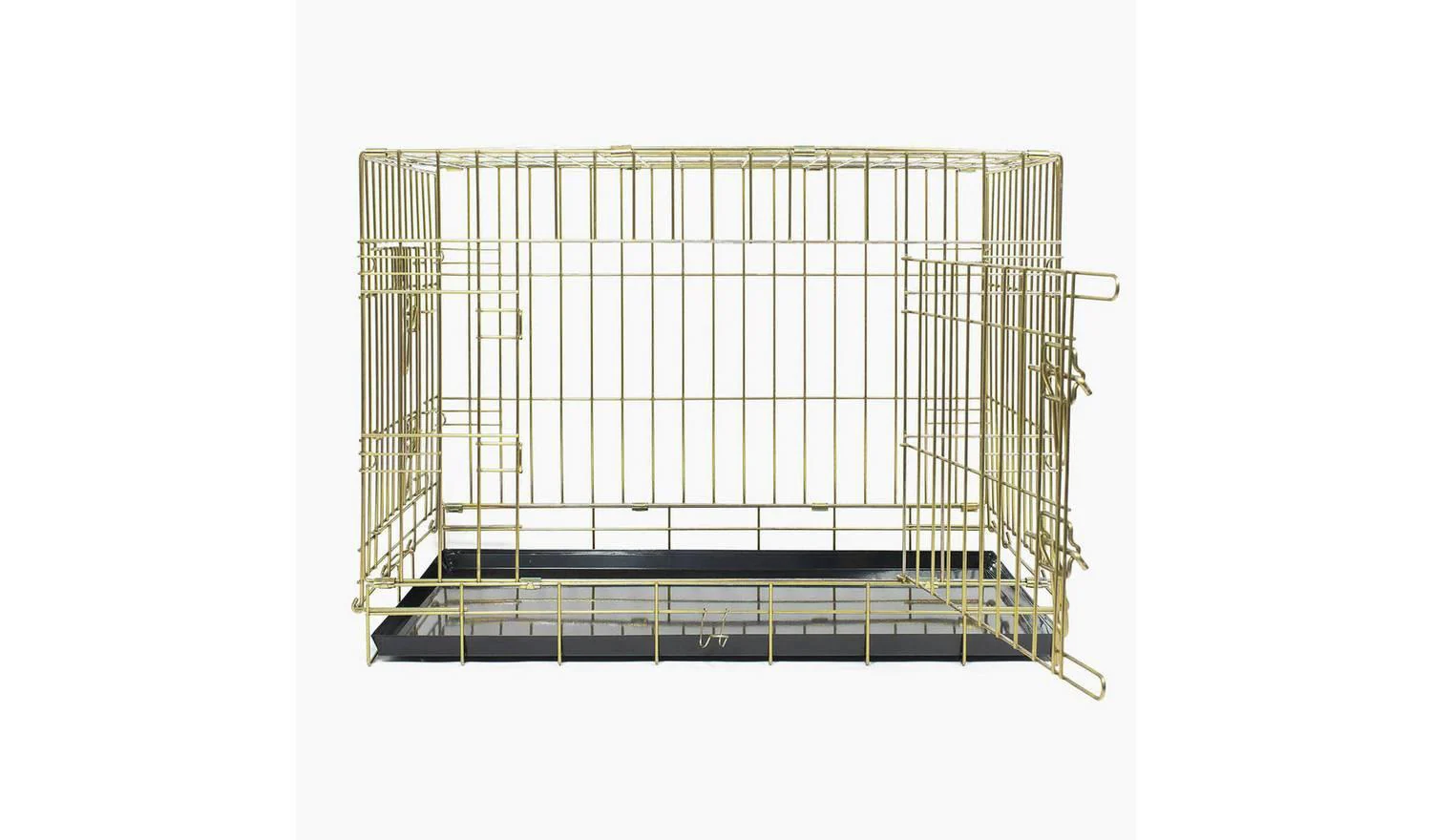 Lords & Labradors Deluxe Champagne Gold Dog Crate XL Heavy Duty Cage