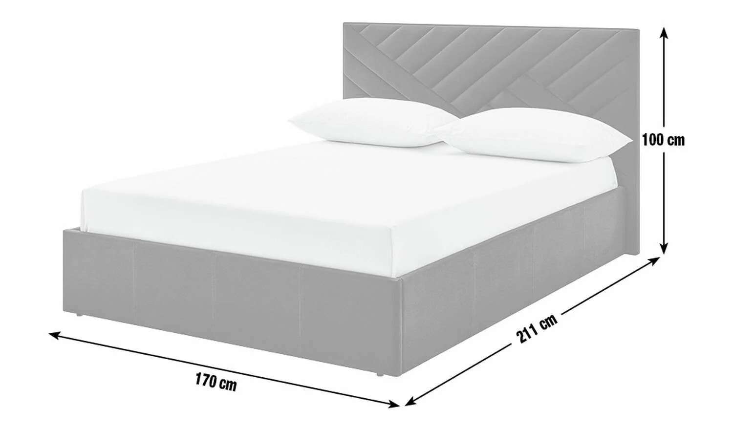 Luca Kingsize End Lift Ottoman Bed Navy Elegant Comfortable Bedroom Furniture - Image 5