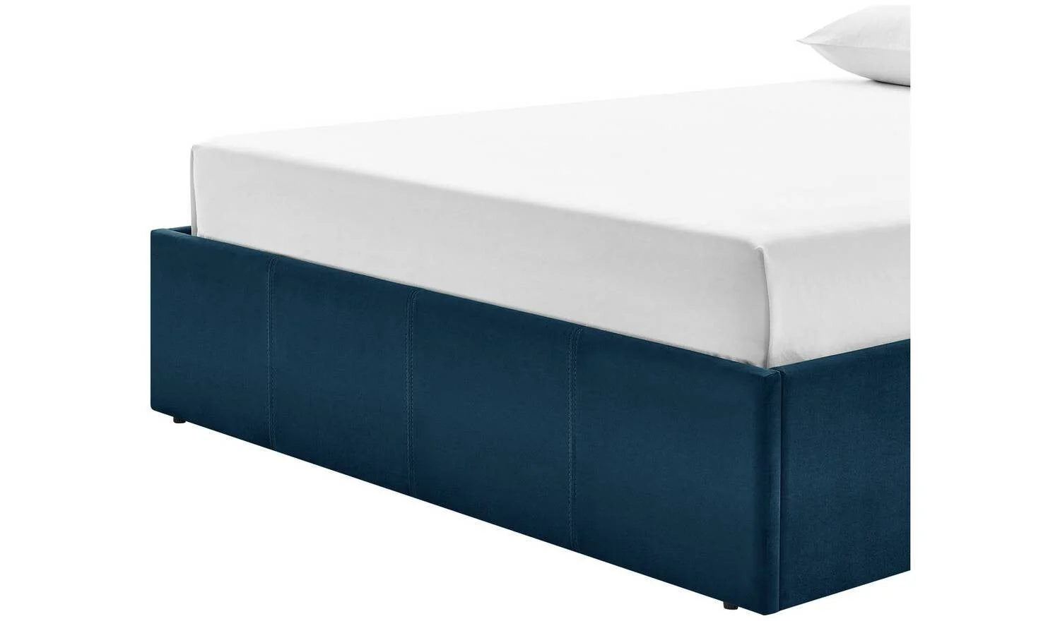 Luca Kingsize End Lift Ottoman Bed Navy Elegant Comfortable Bedroom Furniture - Image 8