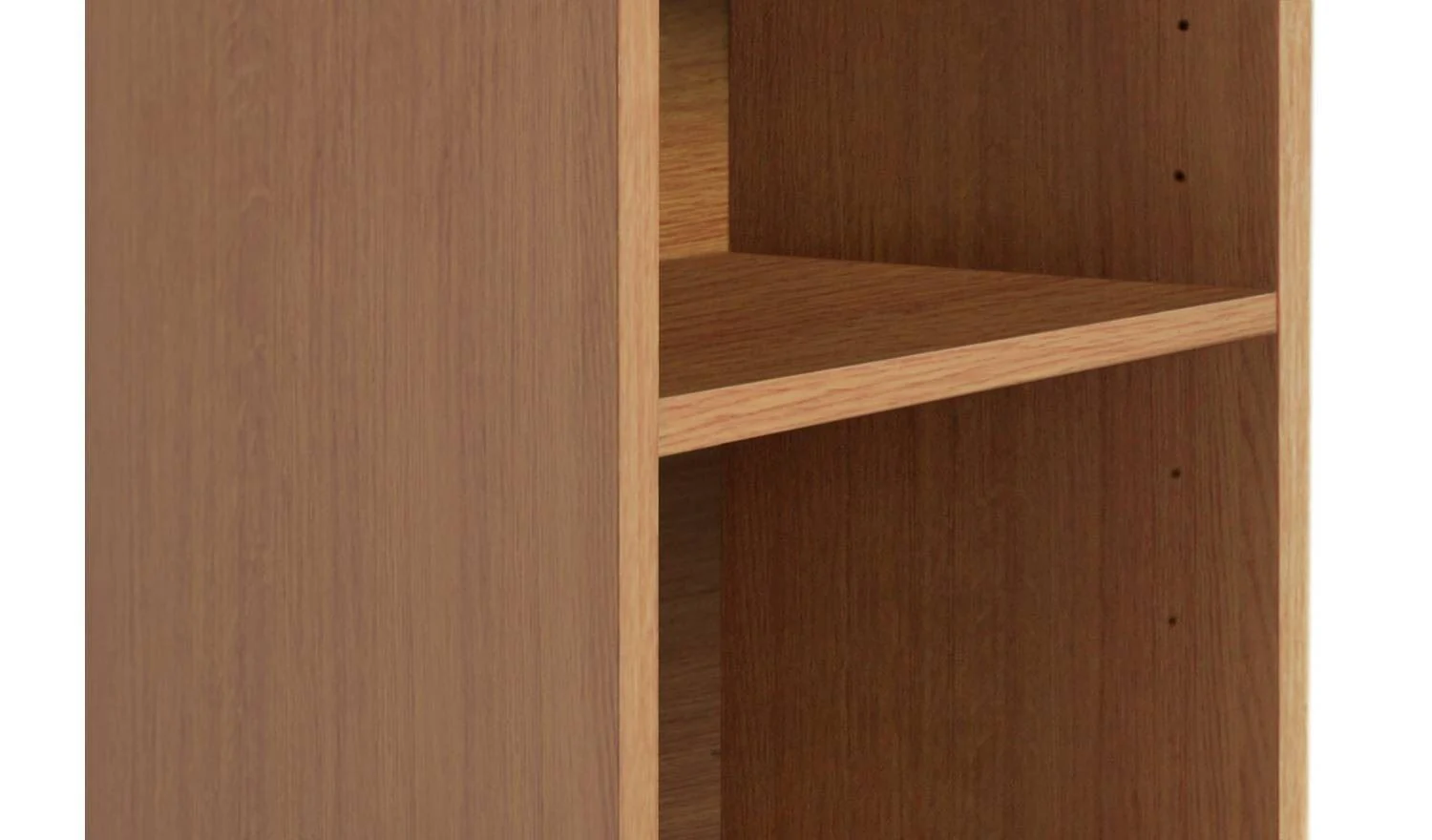 Maine Narrow Bookcase - Oak Effect - Image 7