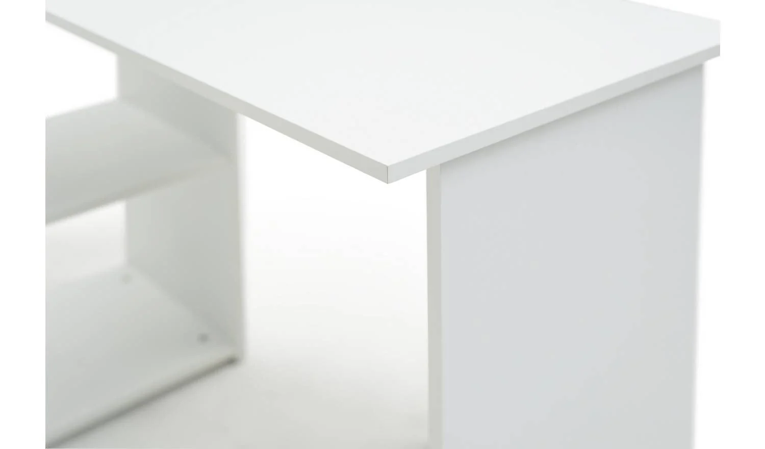 Malibu Corner Office Desk White Modern Home Office Furniture Workspace - Image 5