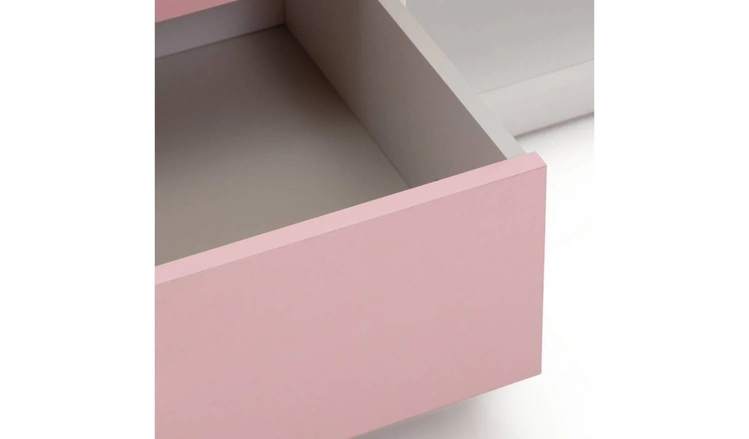 Malibu Storage Cabin Bed Pink & White Kids Childrens Bedroom Furniture - Image 7