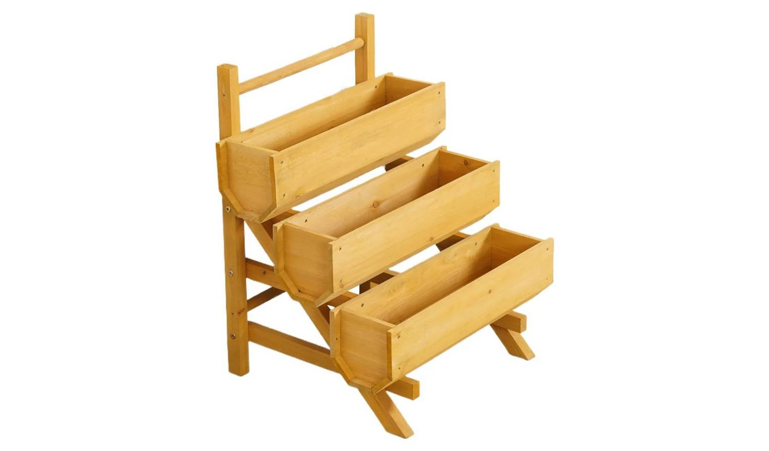 Mcgregor Stepped Timber Garden Planter - Image 4