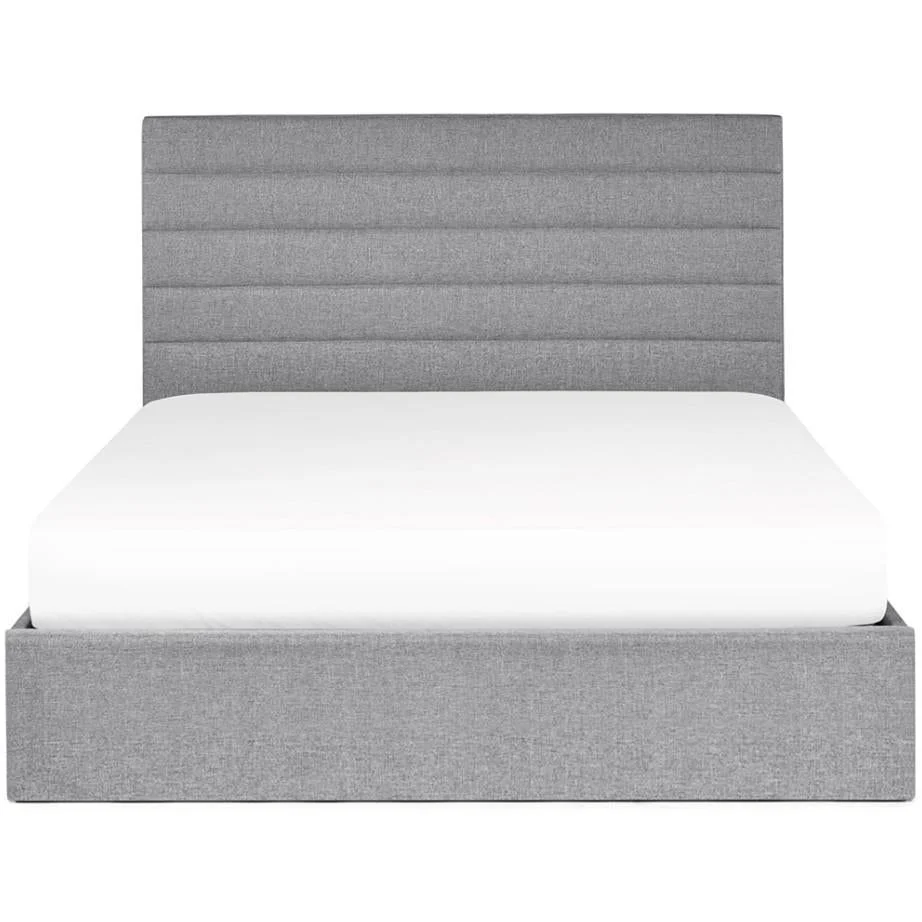 Merida Double Grey Ottoman Bed Underbed Storage UK - Image 3