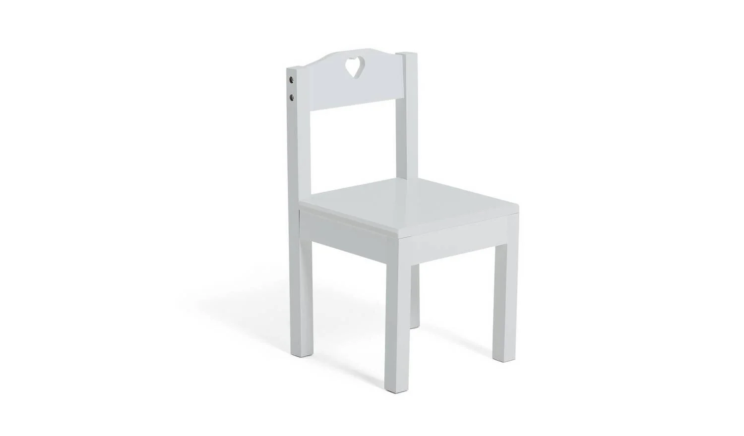 Mia Kids Table & 2 Chairs White Childrens Activity Furniture Set - Image 4