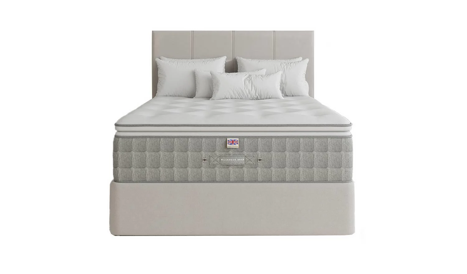 Millbrook Allure 1500 Luxury Pillowtop Firm Mattress Single No Roll UK - Image 4