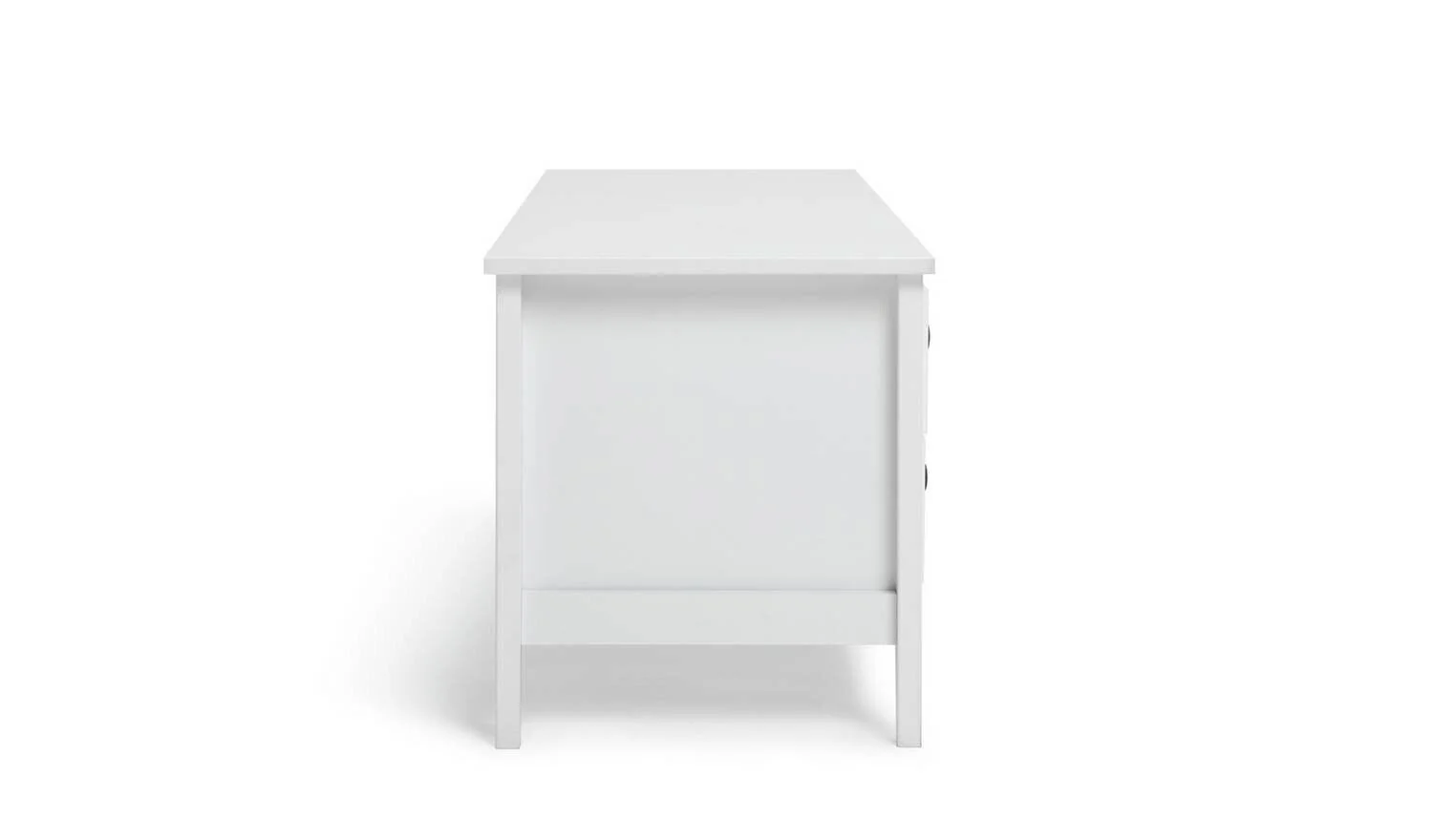 Minato 2 Drawer TV Unit White Stylish and Functional Media Storage - Image 5