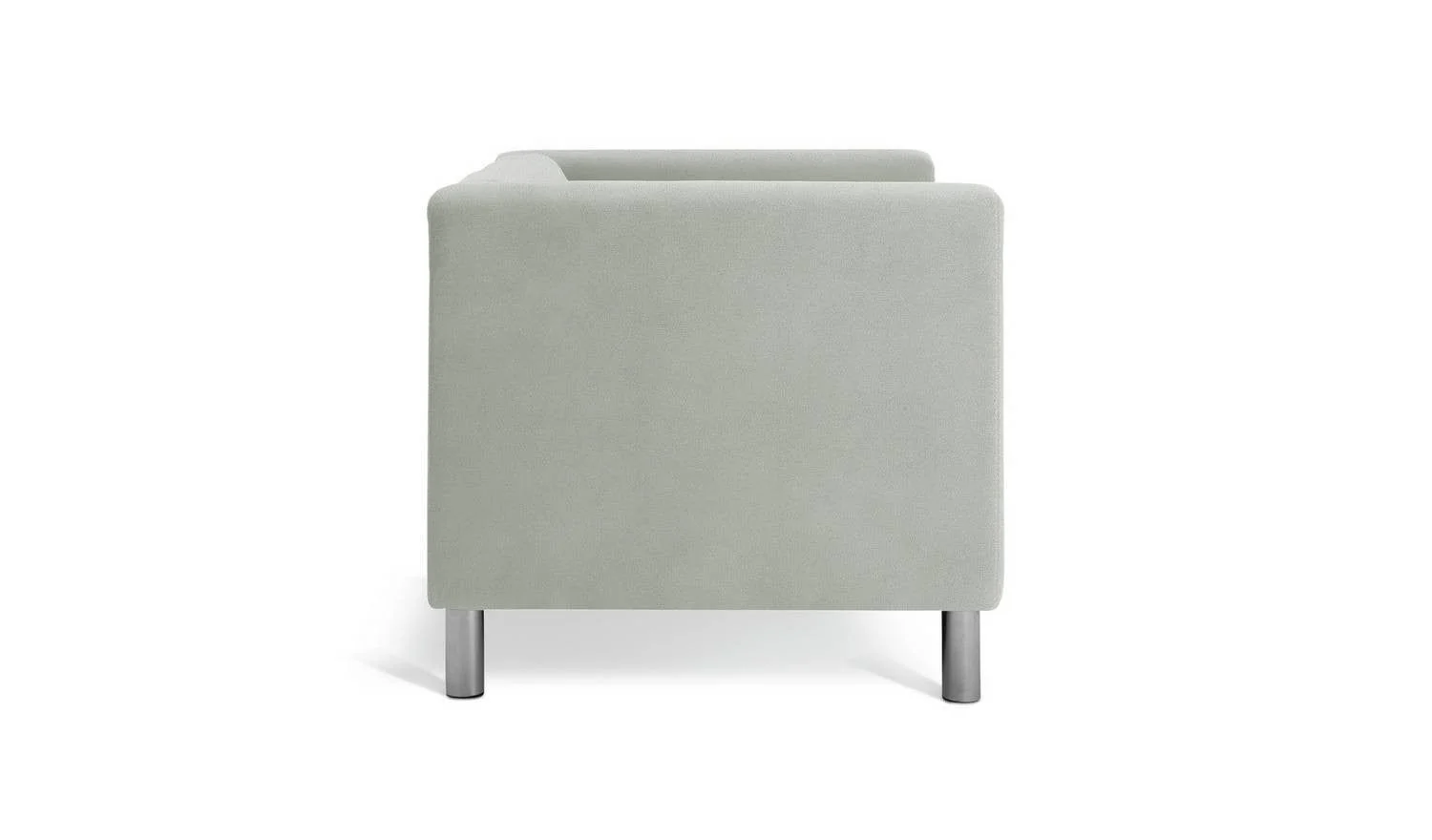 Moda Faux Leather 2 Seater Sofa Grey Modern Living Room Furniture - Image 6