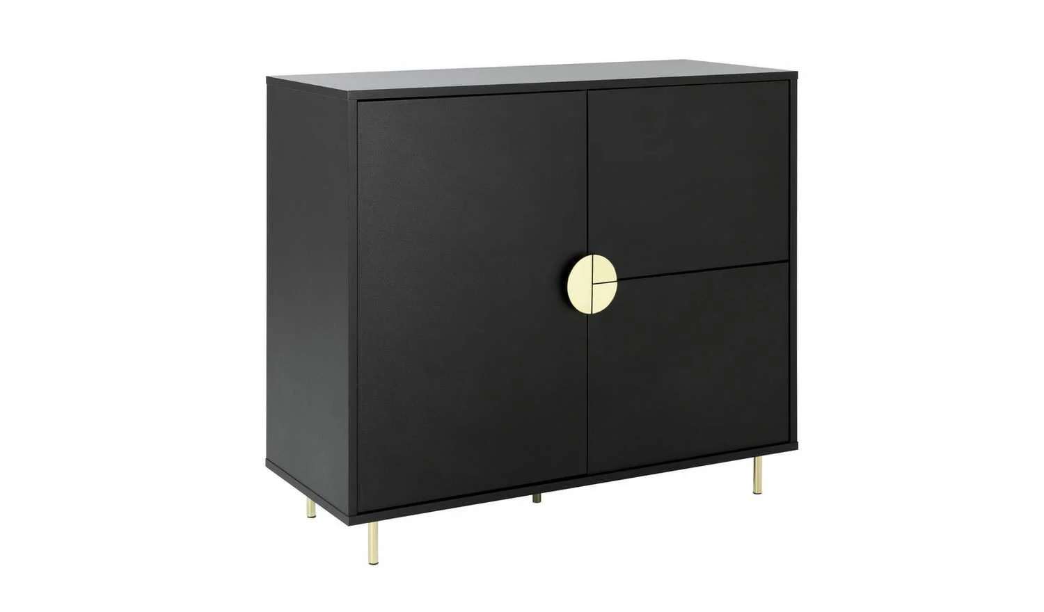 Nara 3 Door Drinks Cabinet Black Stylish and Functional Storage