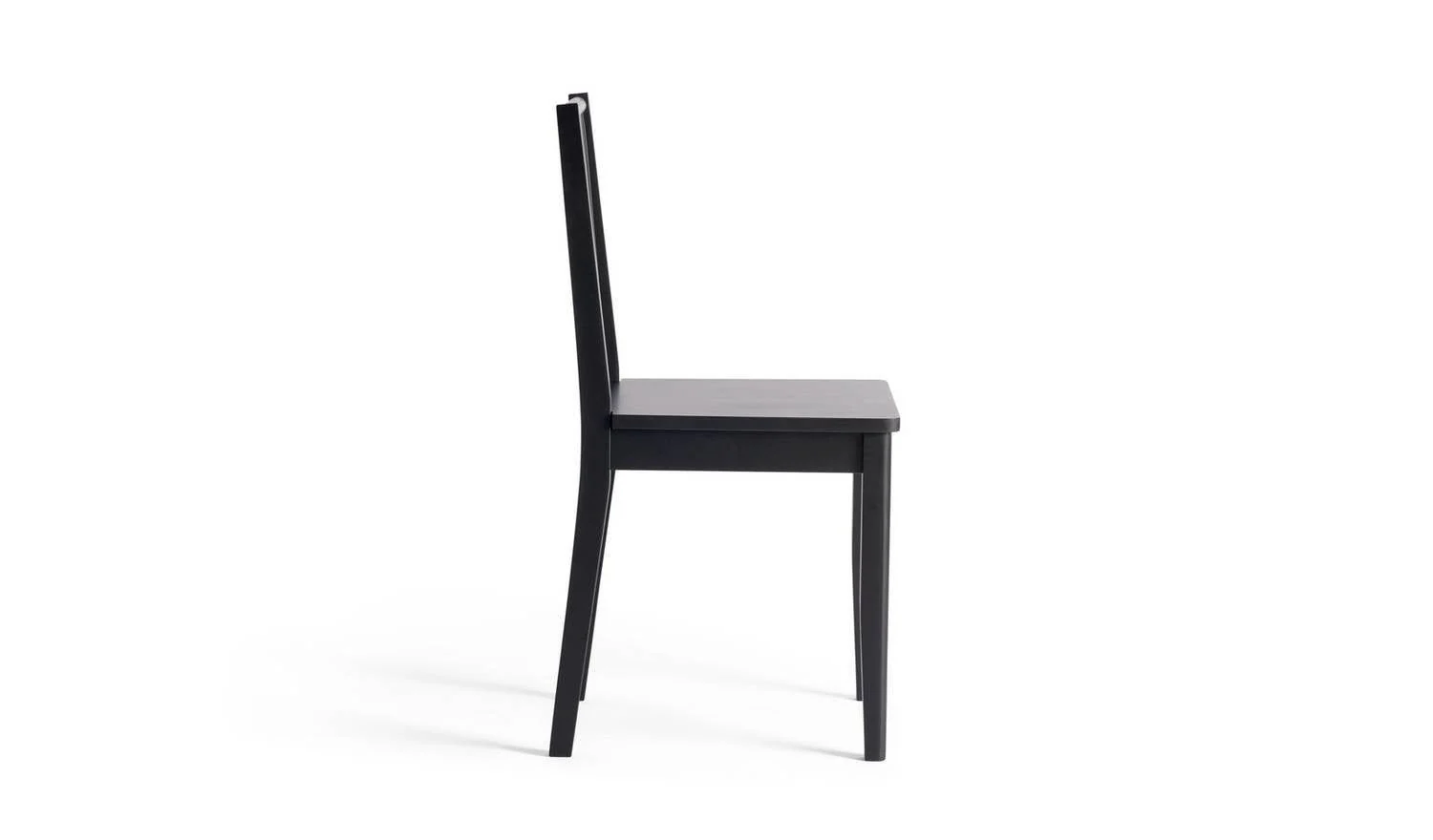 Nel Pair of Solid Wood Spindle Chair Black Dining Kitchen Set - Image 6