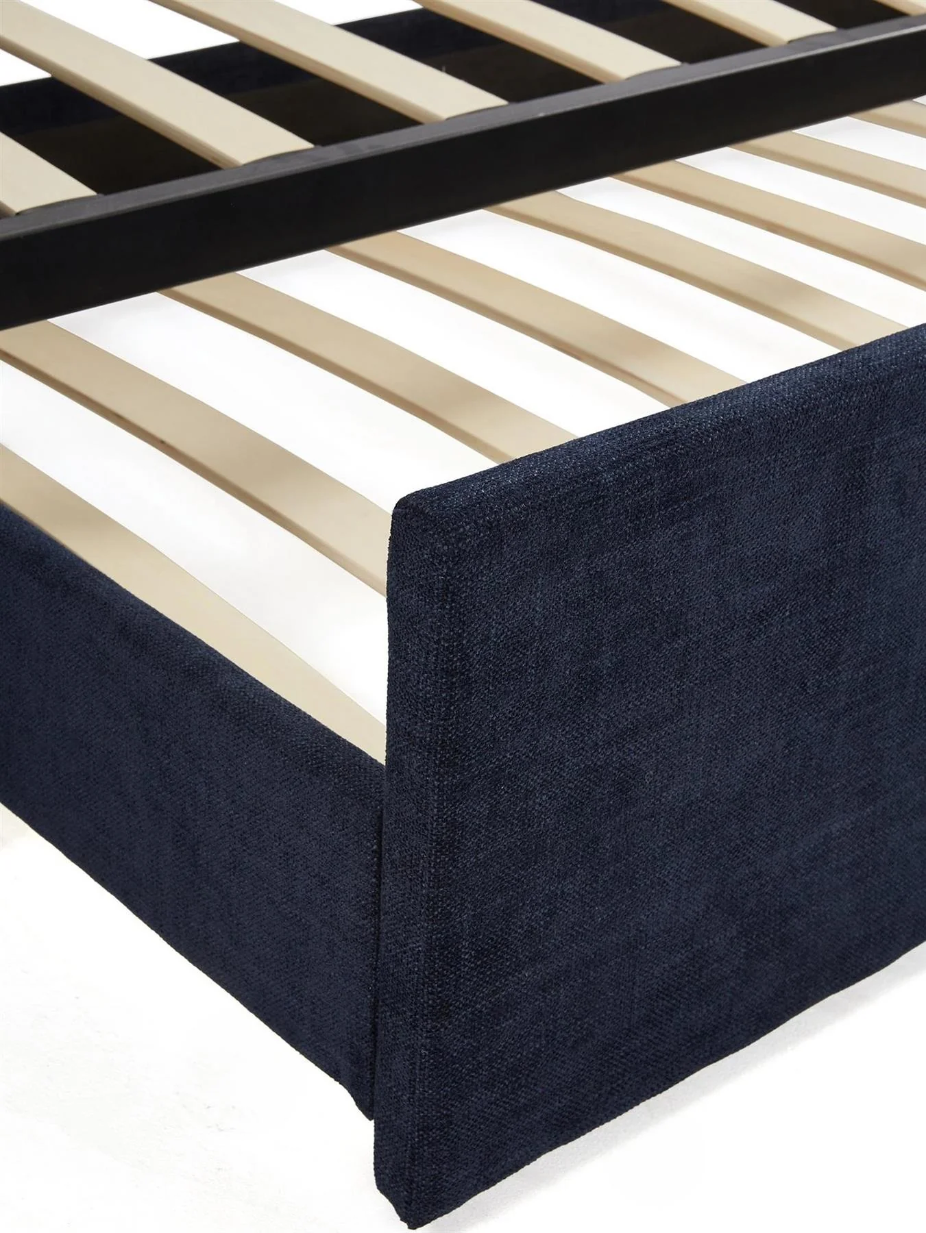 Newport Day Bed with Low Level Trundle Blue For Guest Room Spare Bed UK - Image 5
