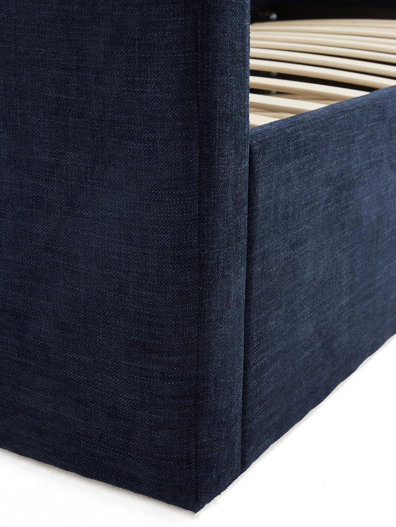 Newport Day Bed with Low Level Trundle Blue For Guest Room Spare Bed UK - Image 7