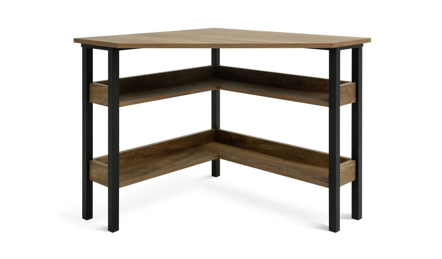 Nomad Corner Office Desk Oak Modern Home Office Furniture Workspace