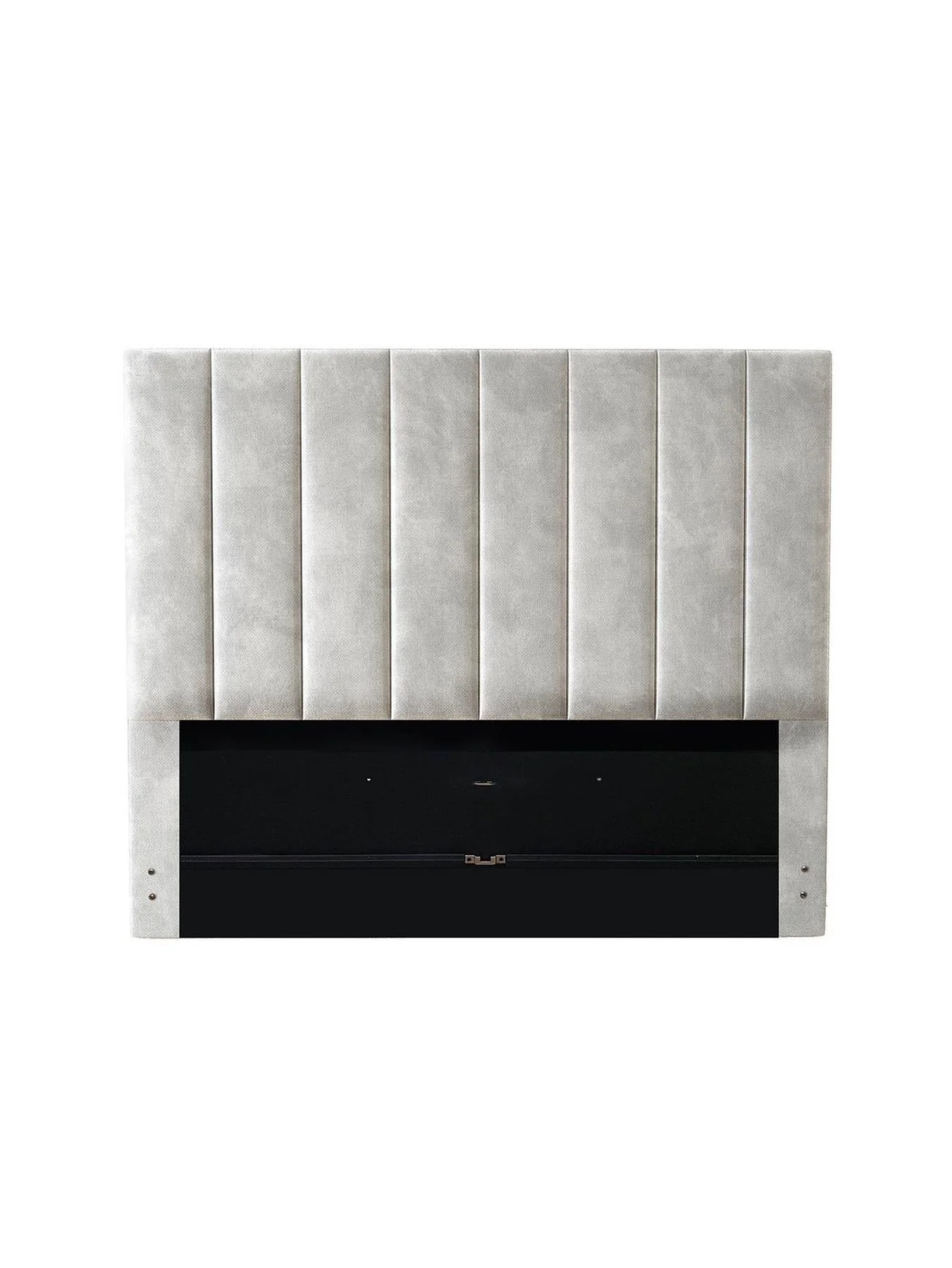 Nova Double Headboard Ivory Easy Clean Modern Style Home - Image 2