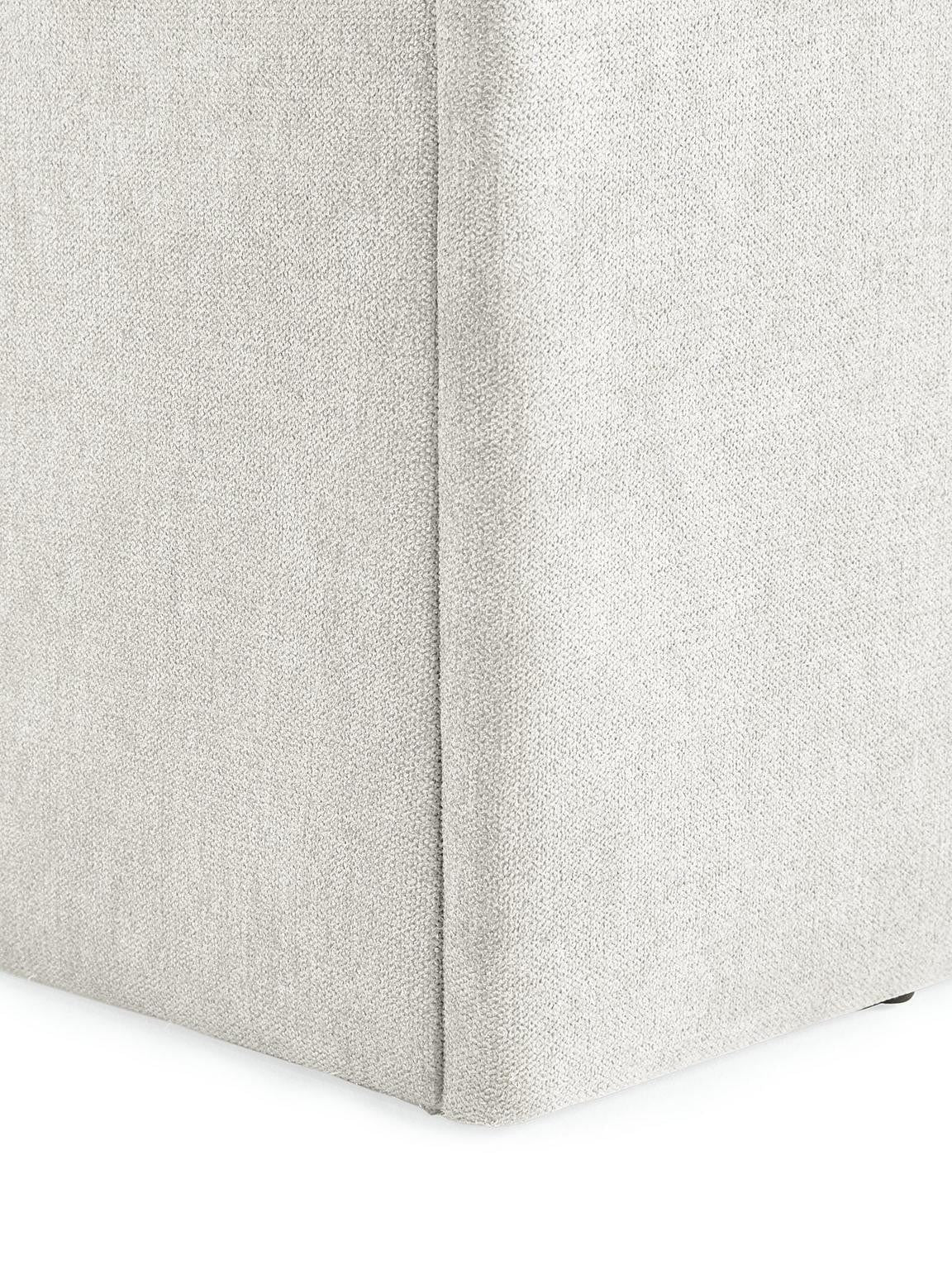 Nova End Lift Storage Ottoman Bed Ivory Double | Upholstered | Hydraulic Lift - Image 5