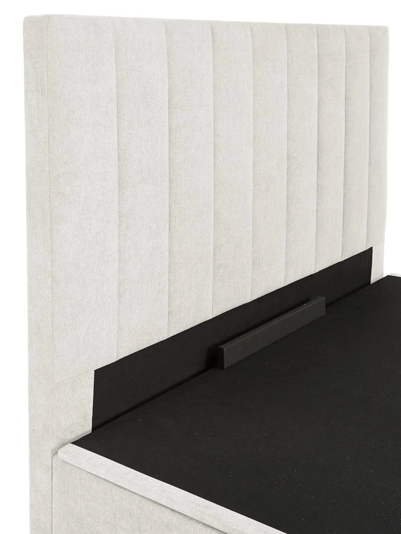 Nova End Lift Storage Ottoman Up Small Double Bed Frame Ivory UK - Image 4